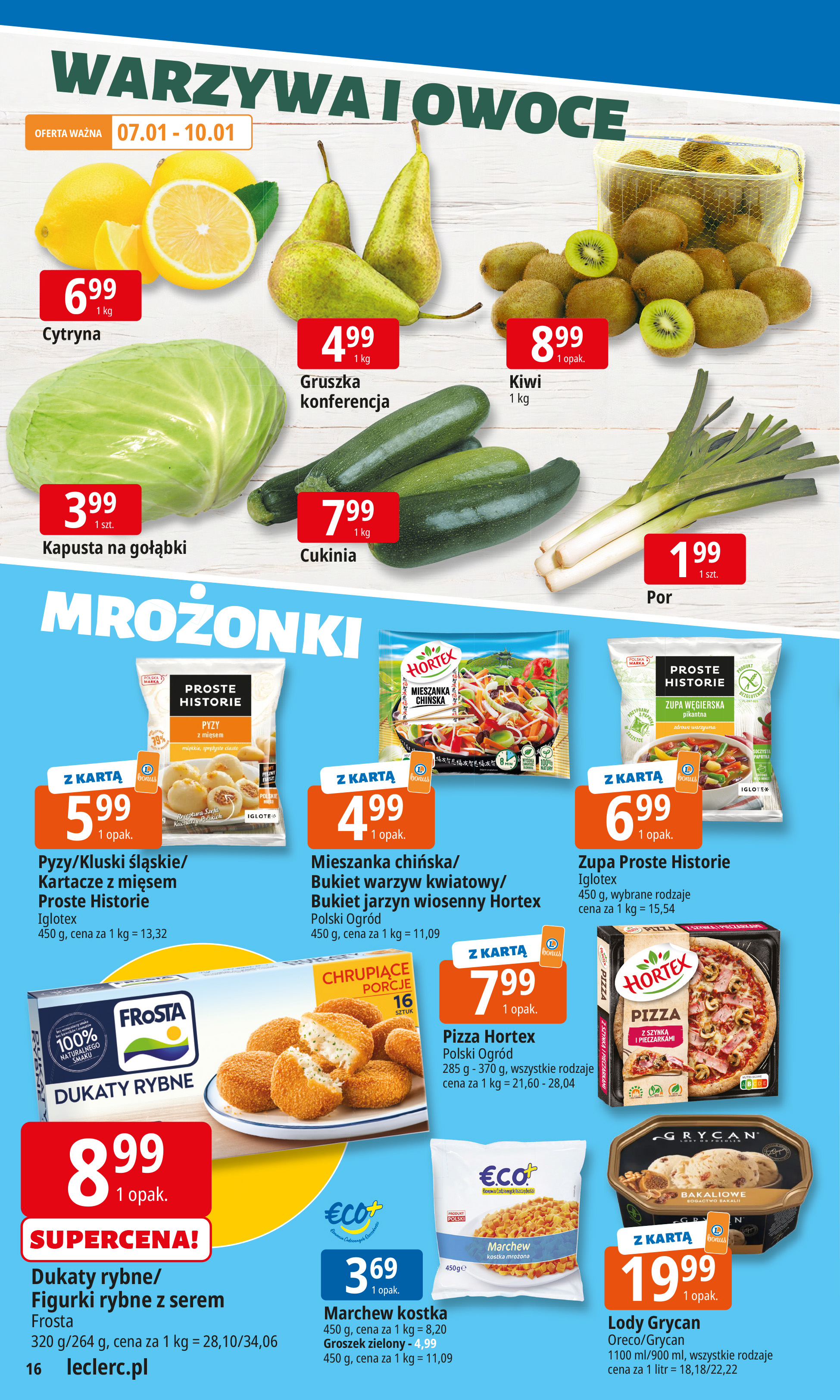 e-leclerc - Gazetka E.Leclerc - ważna od 07.01. do 12.01. - page: 16