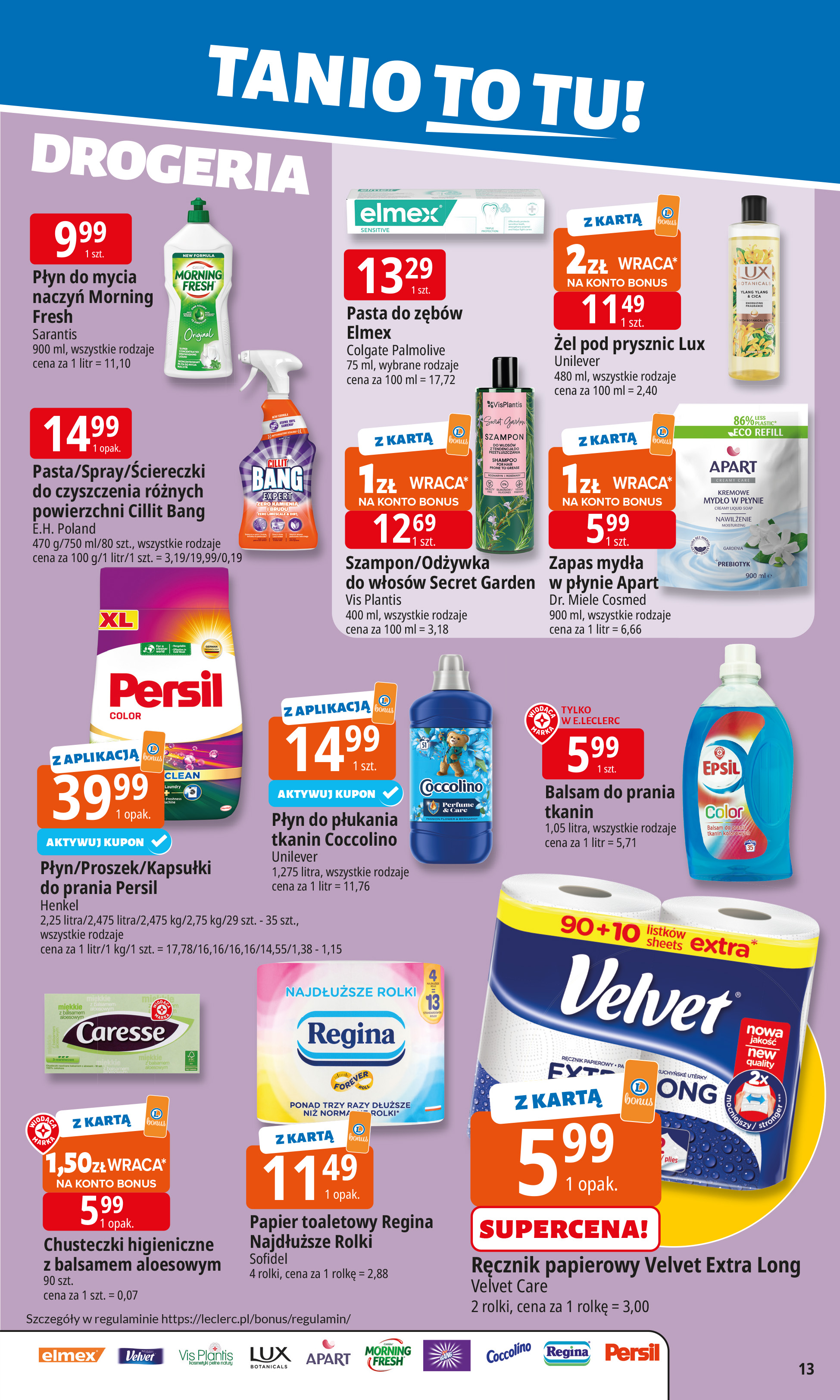 e-leclerc - Gazetka E.Leclerc - ważna od 07.01. do 12.01. - page: 13