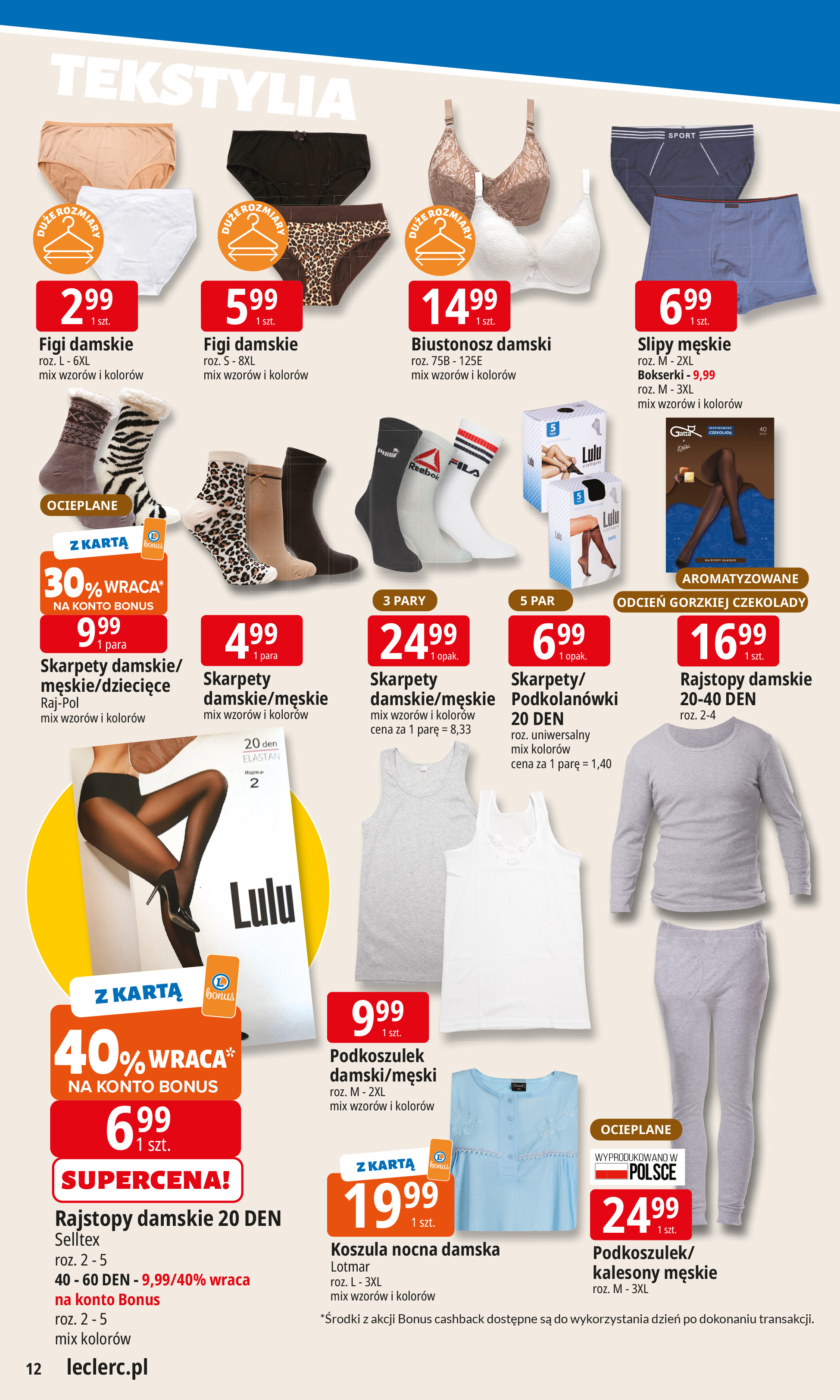 e-leclerc - Gazetka E.Leclerc - ważna od 07.01. do 12.01. - page: 12