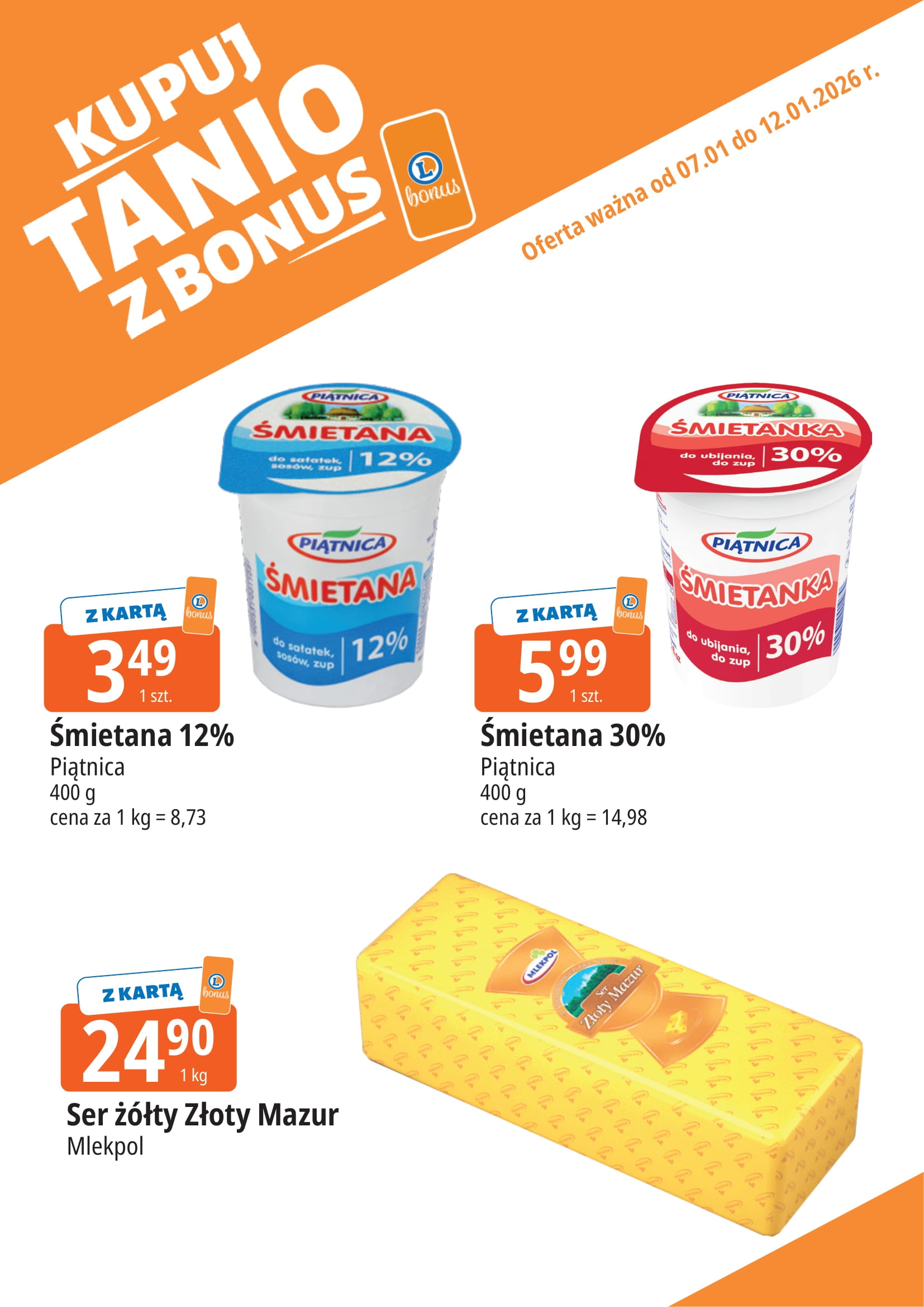 e-leclerc - Gazetka E.Leclerc - Kupuj tanio z bonus - ważna od 07.01. do 12.01. - page: 3