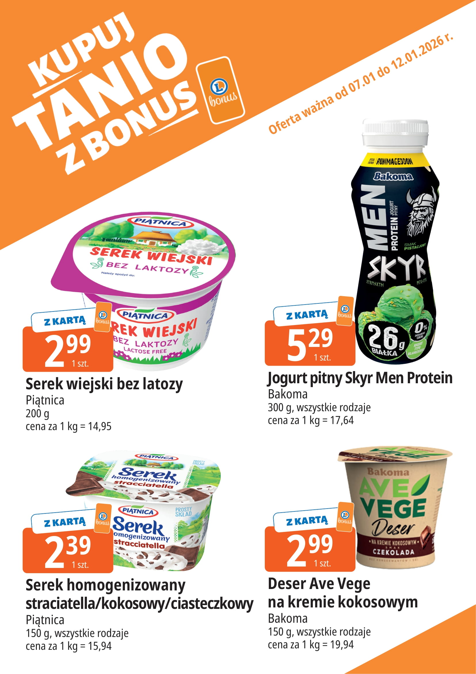 e-leclerc - Gazetka E.Leclerc - Kupuj tanio z bonus - ważna od 07.01. do 12.01. - page: 2