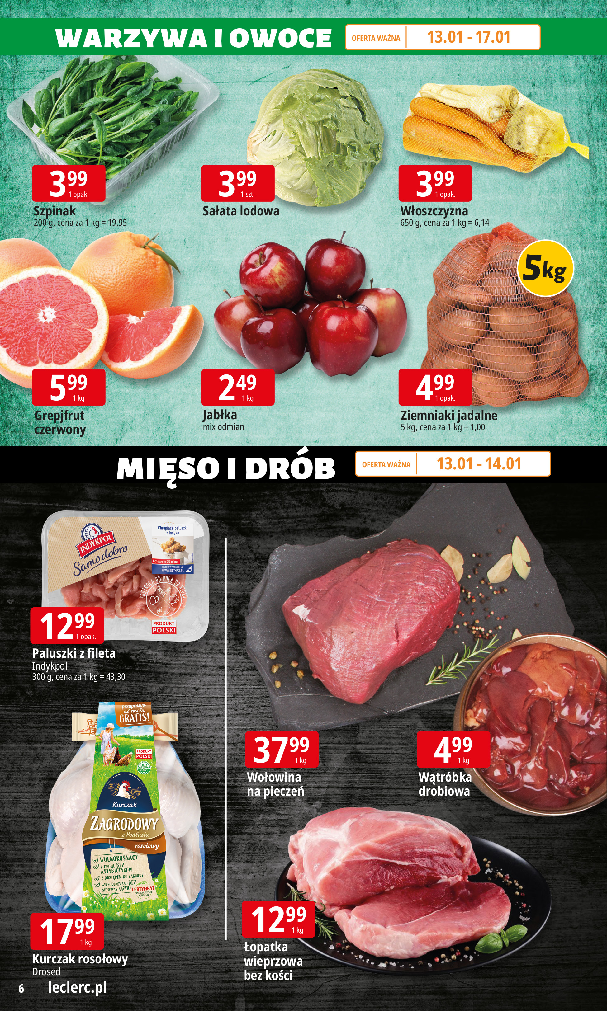 e-leclerc - Gazetka E.Leclerc - ważna od 13.01. do 25.01. - page: 6