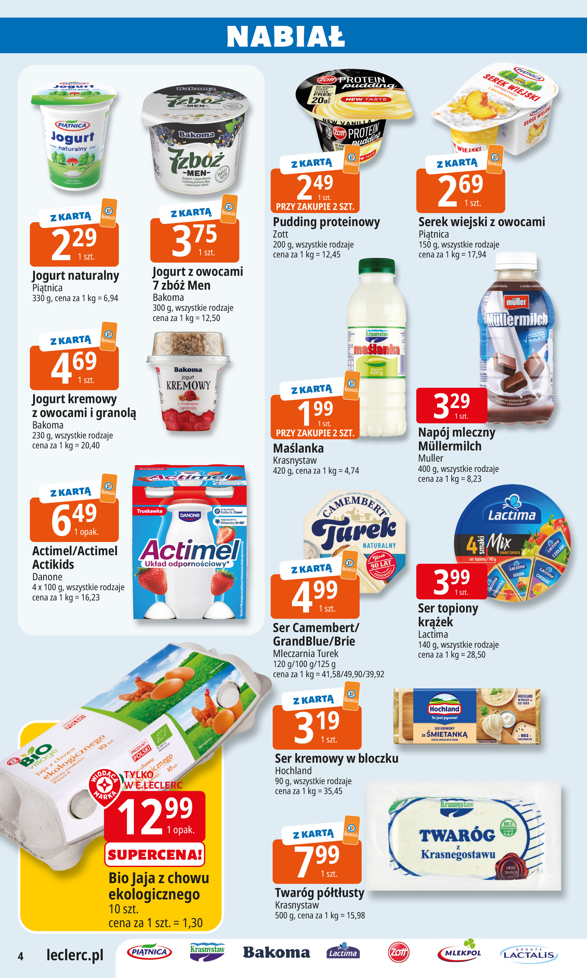 e-leclerc - Gazetka E.Leclerc - ważna od 13.01. do 25.01. - page: 4