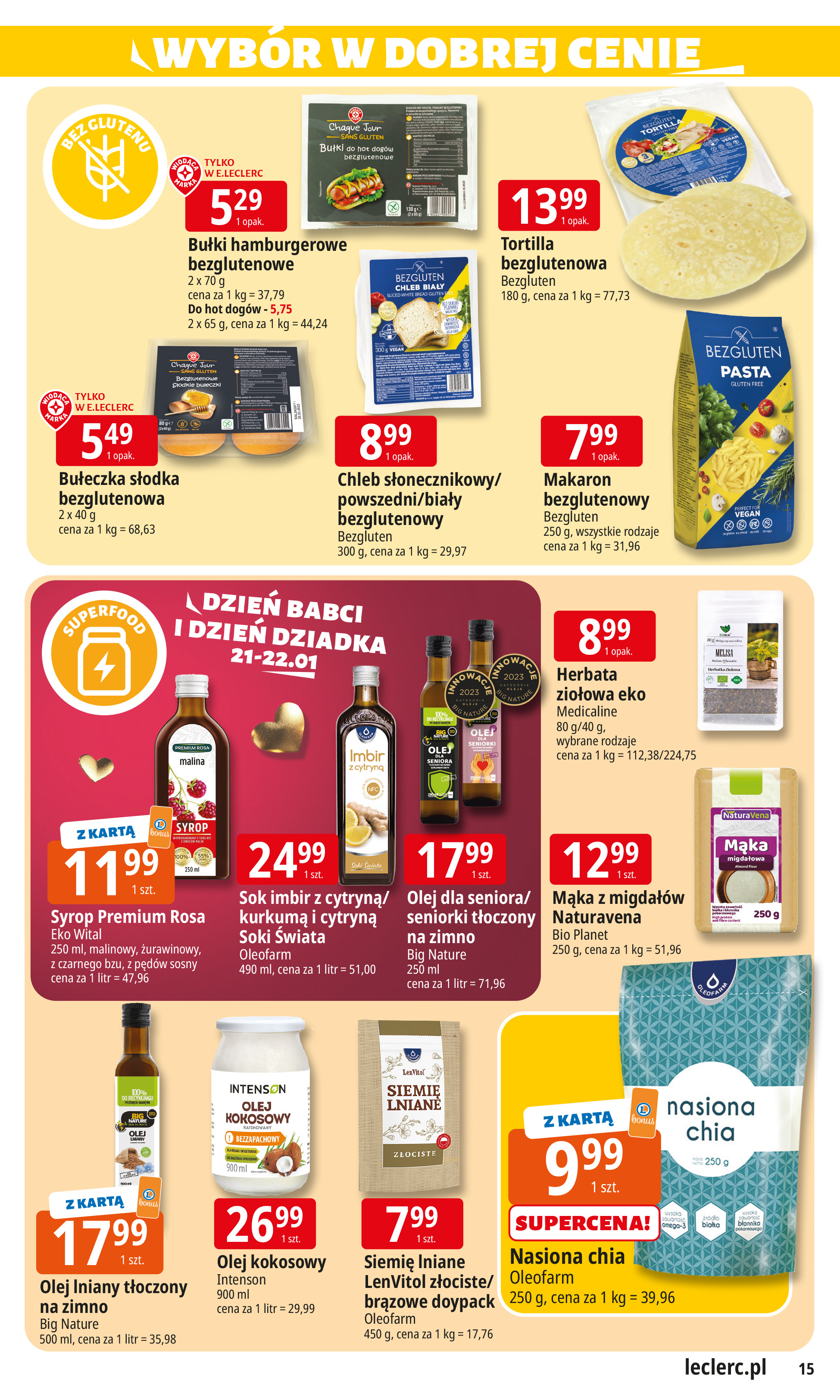 e-leclerc - Gazetka E.Leclerc - ważna od 13.01. do 25.01. - page: 15