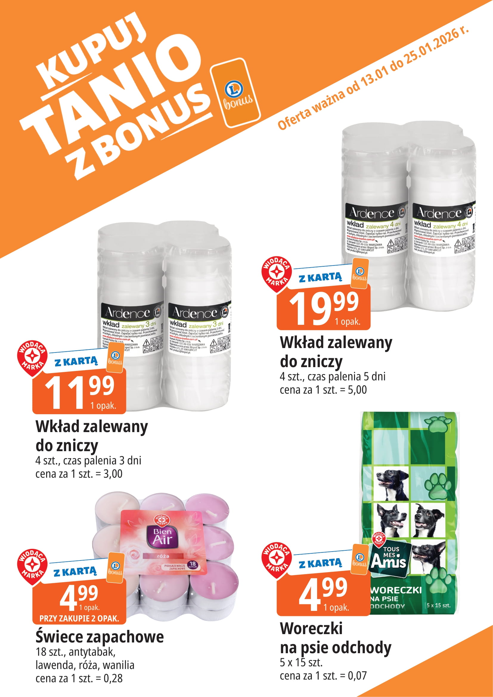 e-leclerc - Gazetka E.Leclerc - Bonus skanujesz kasę zyskujesz - ważna od 13.01. do 25.01. - page: 14