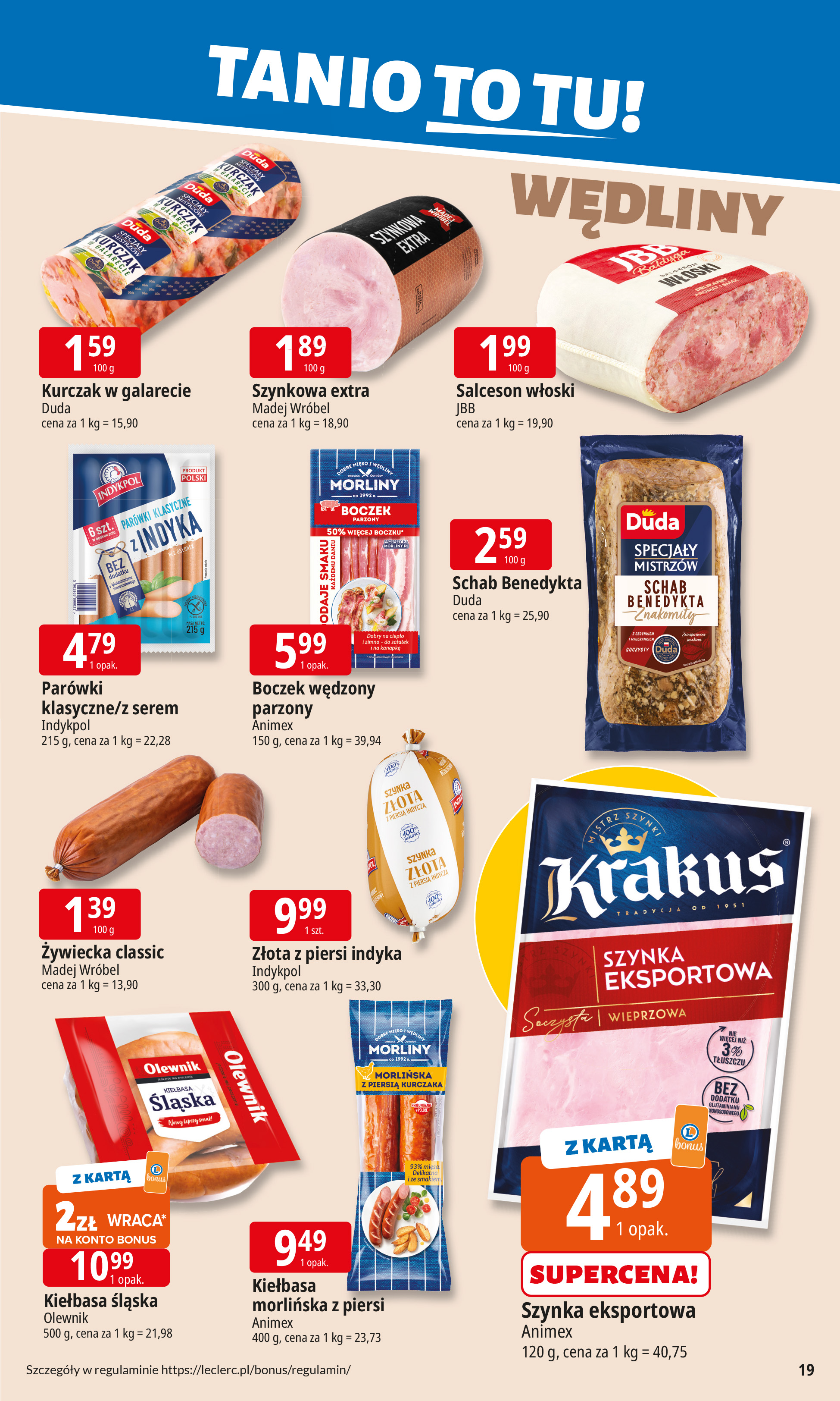 e-leclerc - Gazetka E.Leclerc - ważna od 19.01. do 26.01. - page: 19