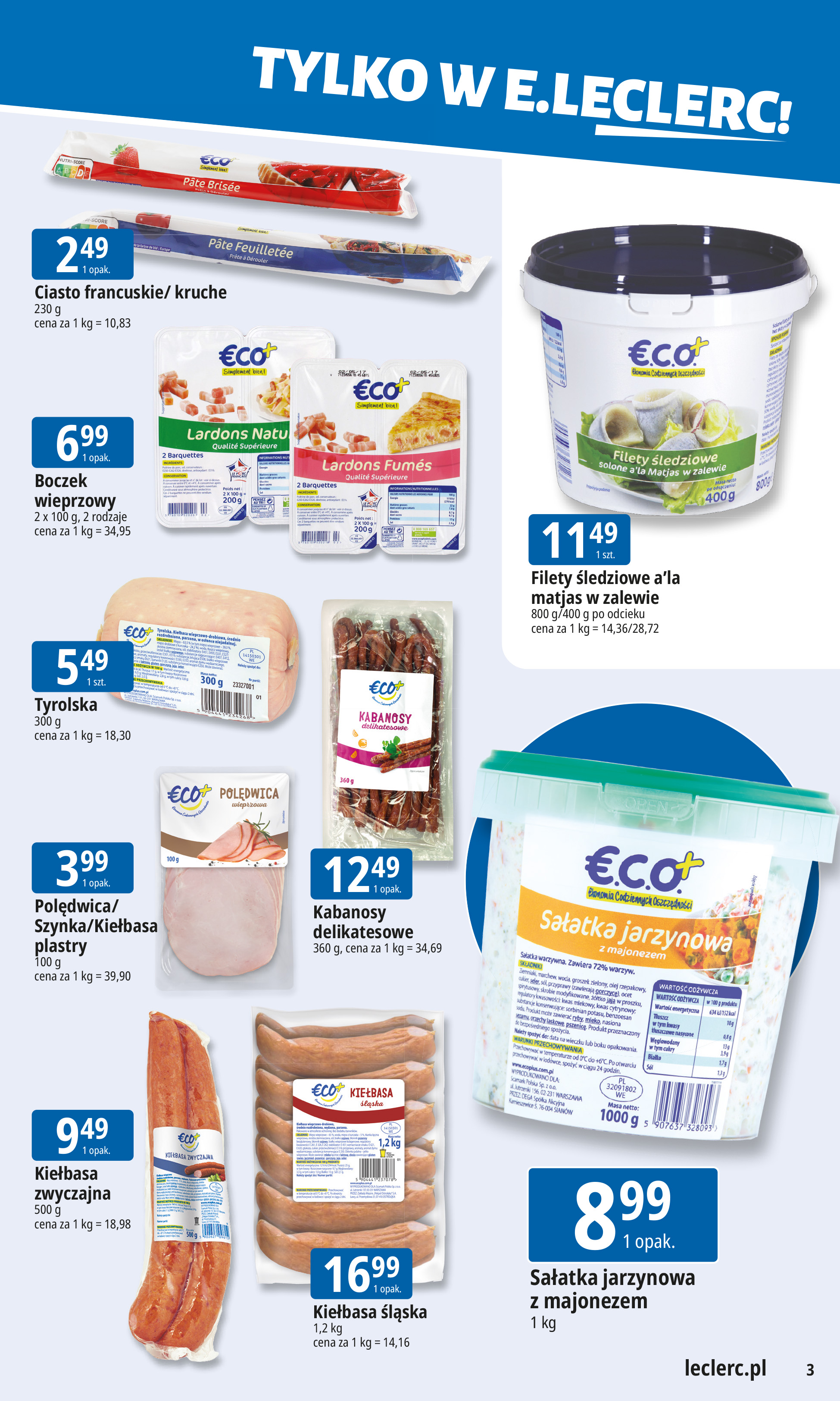 e-leclerc - Gazetka E.Leclerc - ważna od 19.01. do 26.01. - page: 3