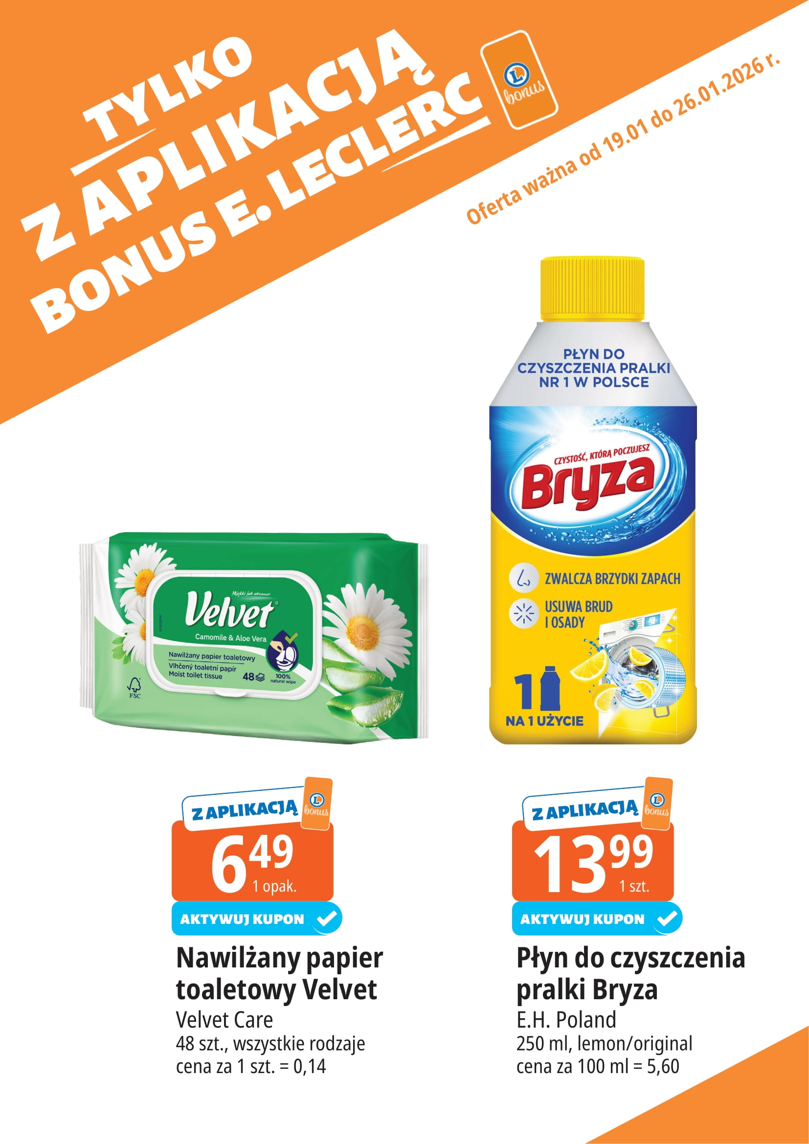 e-leclerc - Gazetka E.Leclerc - Kupuj tanio z bonus - ważna od 19.01. do 26.01. - page: 9