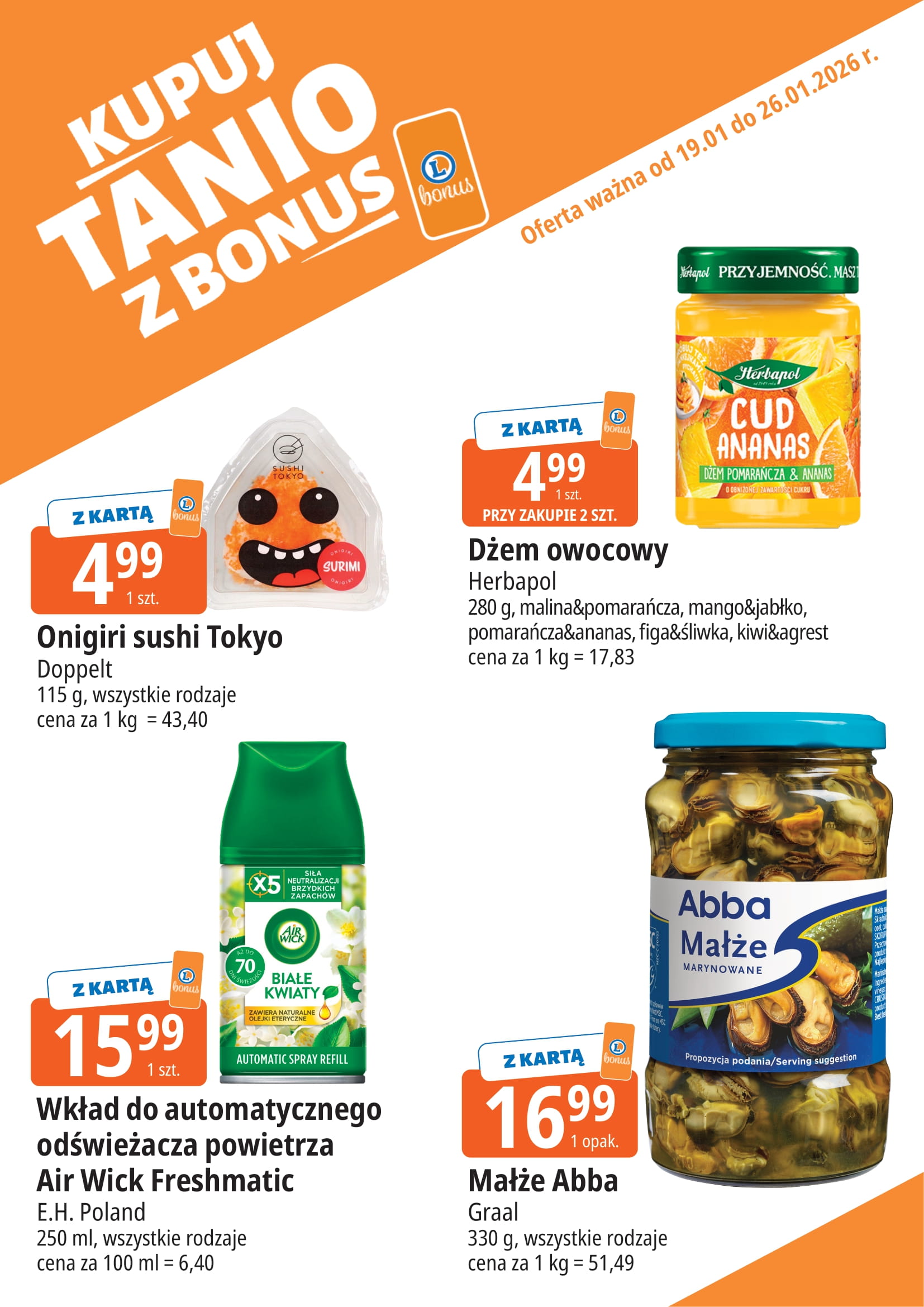 e-leclerc - Gazetka E.Leclerc - Kupuj tanio z bonus - ważna od 19.01. do 26.01. - page: 8