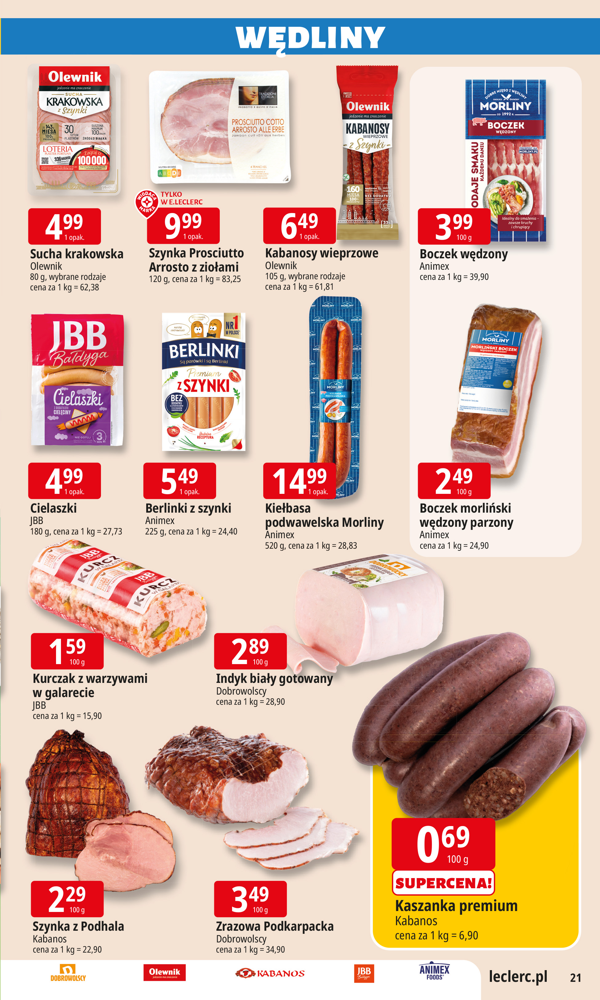 e-leclerc - Gazetka E.Leclerc - ważna od 27.01. do 07.02. - page: 21