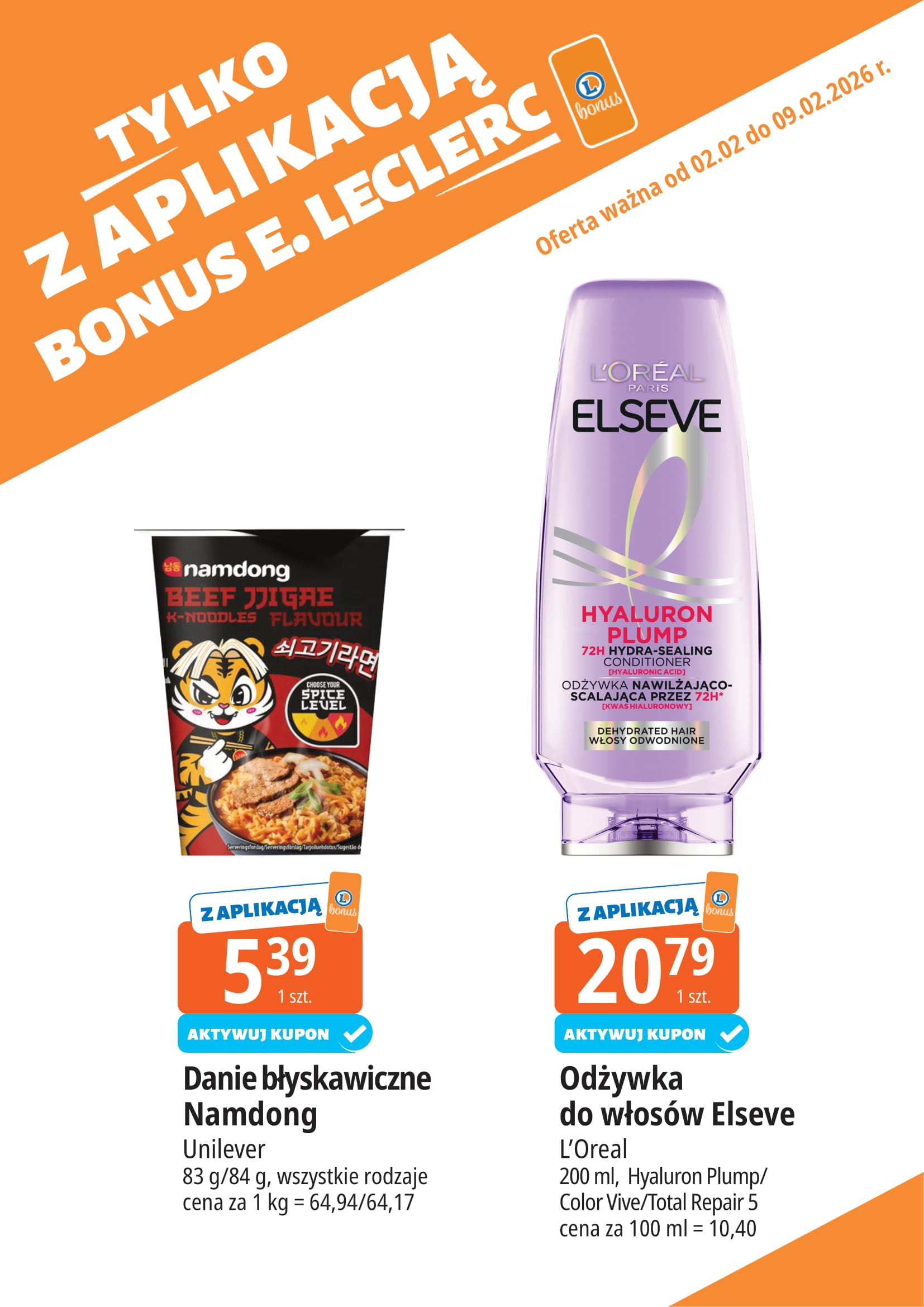 e-leclerc - Gazetka E.Leclerc - Kupuj tanio z bonus - ważna od 02.02.2026 do 09.02.2026 - page: 10