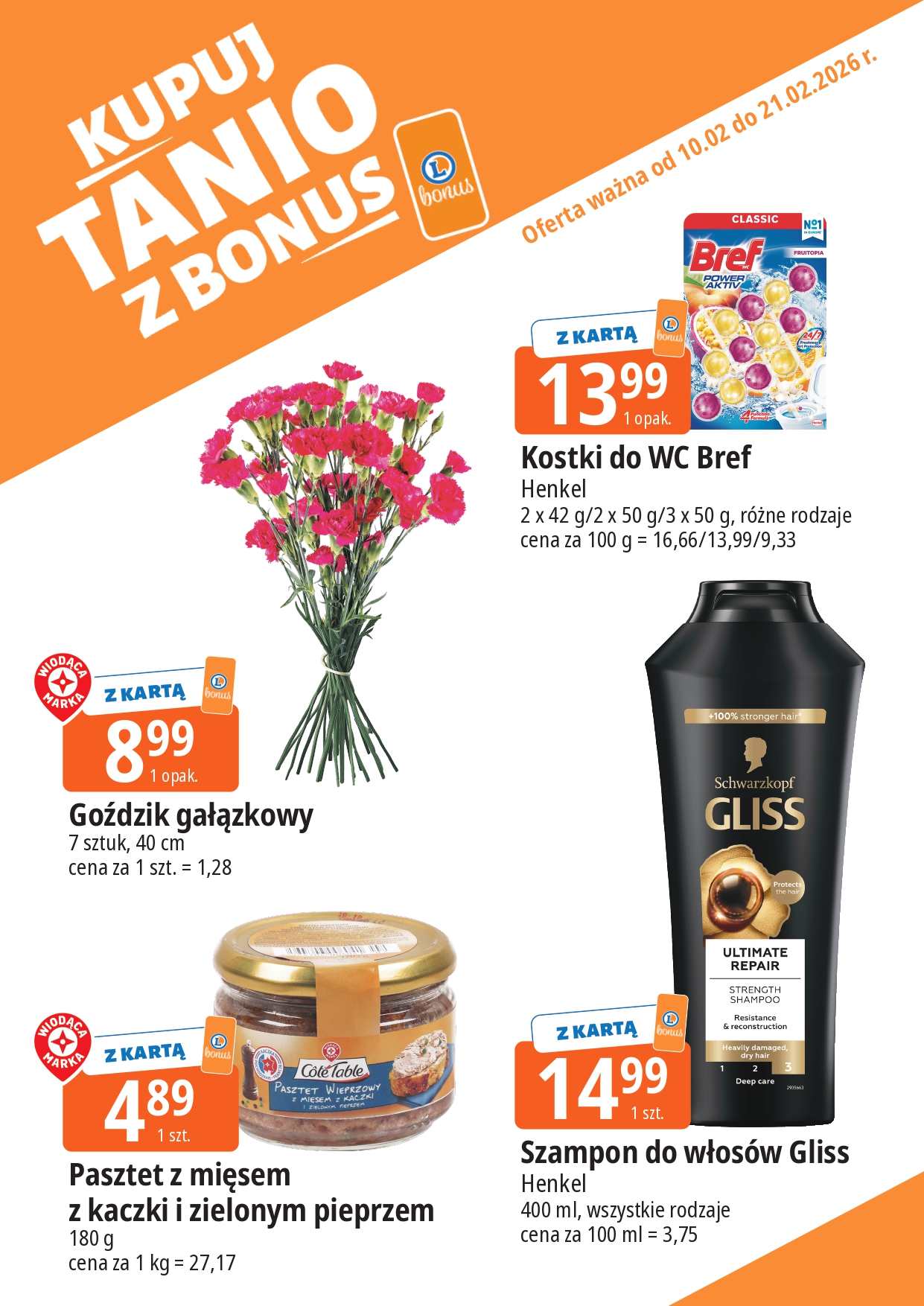 e-leclerc - Gazetka E.Leclerc - Bonus skanujesz kasę zyskujesz - ważna od 10.02.2026 do 21.02.2026 - page: 10