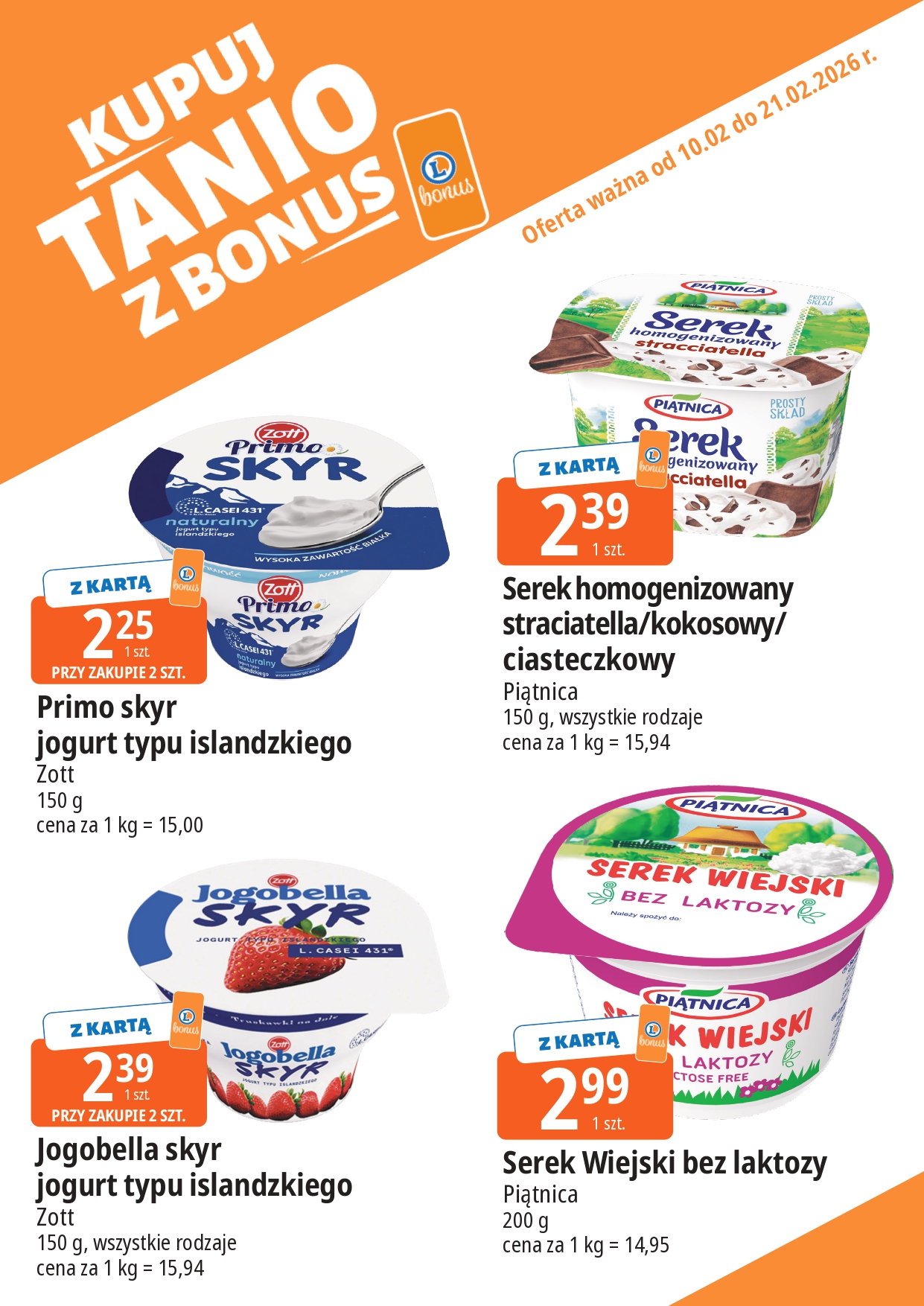 e-leclerc - Gazetka E.Leclerc - Bonus skanujesz kasę zyskujesz - ważna od 10.02.2026 do 21.02.2026 - page: 3
