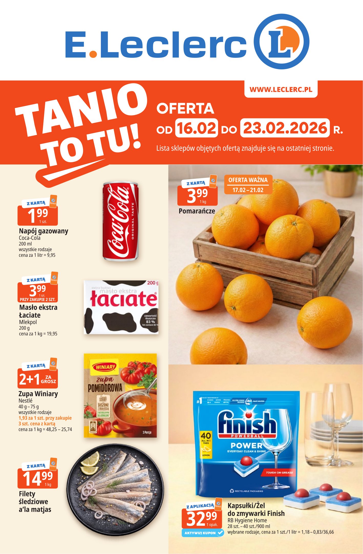 e-leclerc - Gazetka E.Leclerc - ważna od 16.02.2026 do 23.02.2026