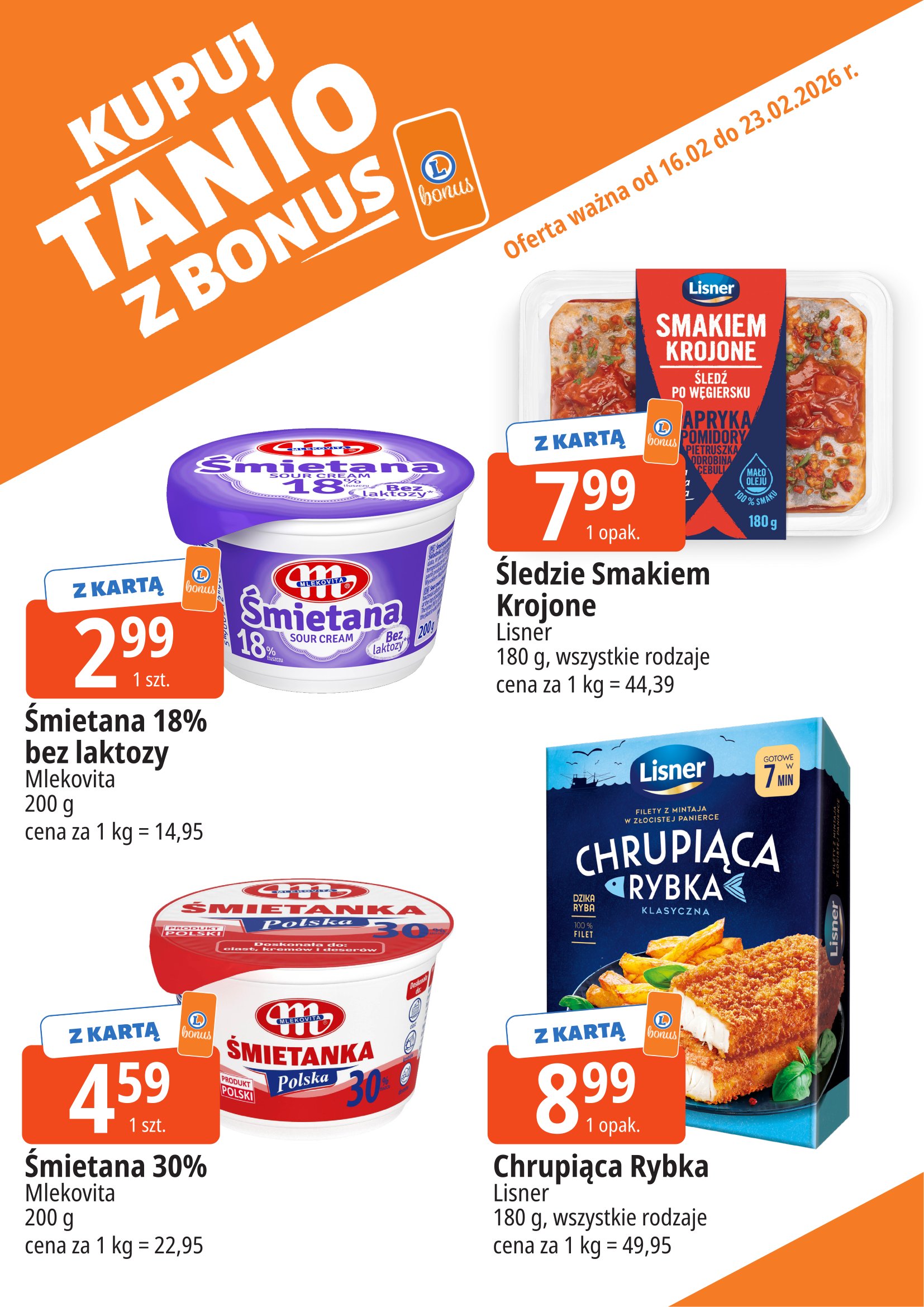 e-leclerc - Gazetka E.Leclerc - Kupuj tanio z bonus - ważna od 16.02.2026 do 23.02.2026 - page: 6