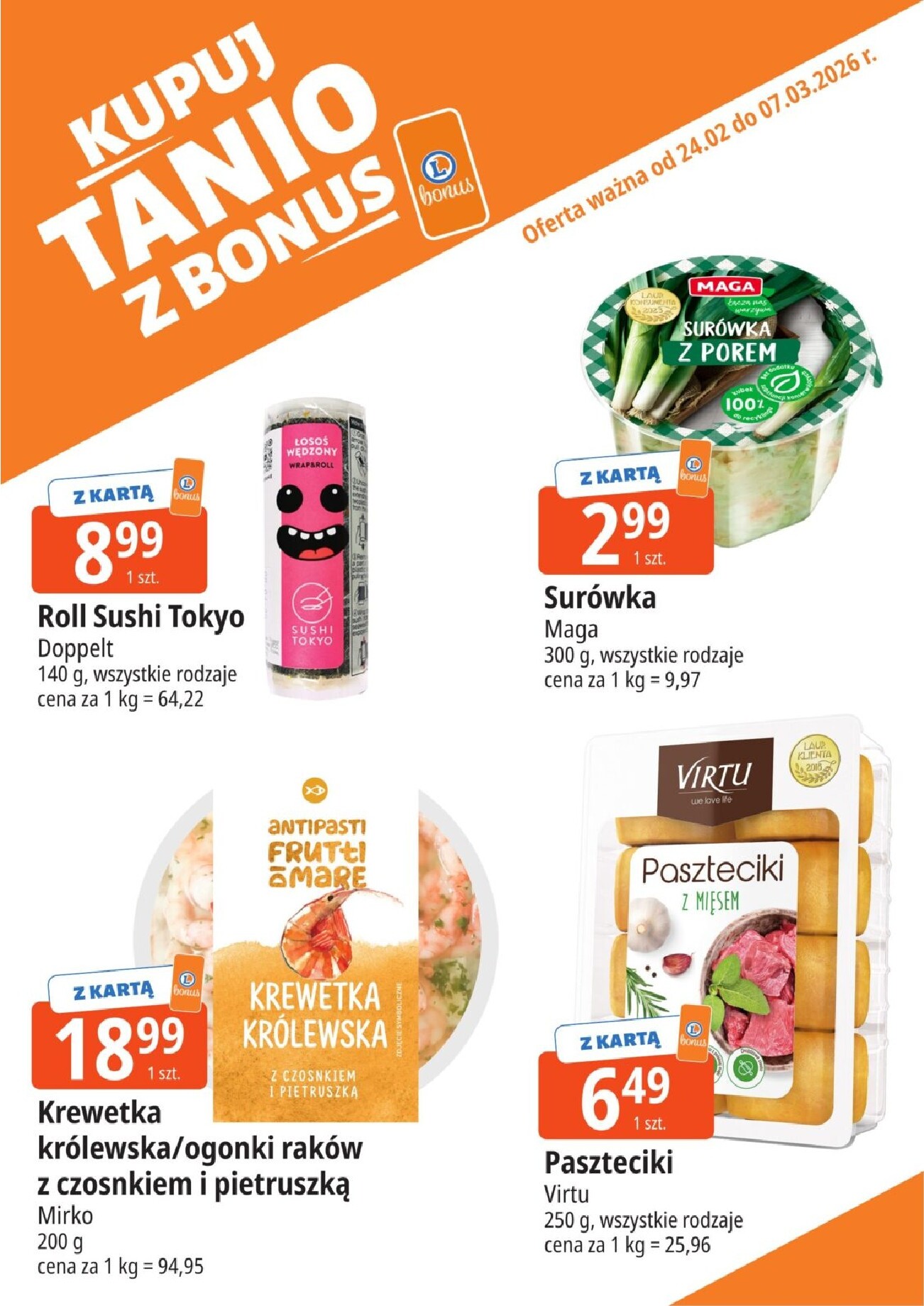 e-leclerc - Gazetka E.Leclerc - Bonus skanujesz kasę zyskujesz - ważna od 24.02.2026 do 07.03.2026 - page: 8