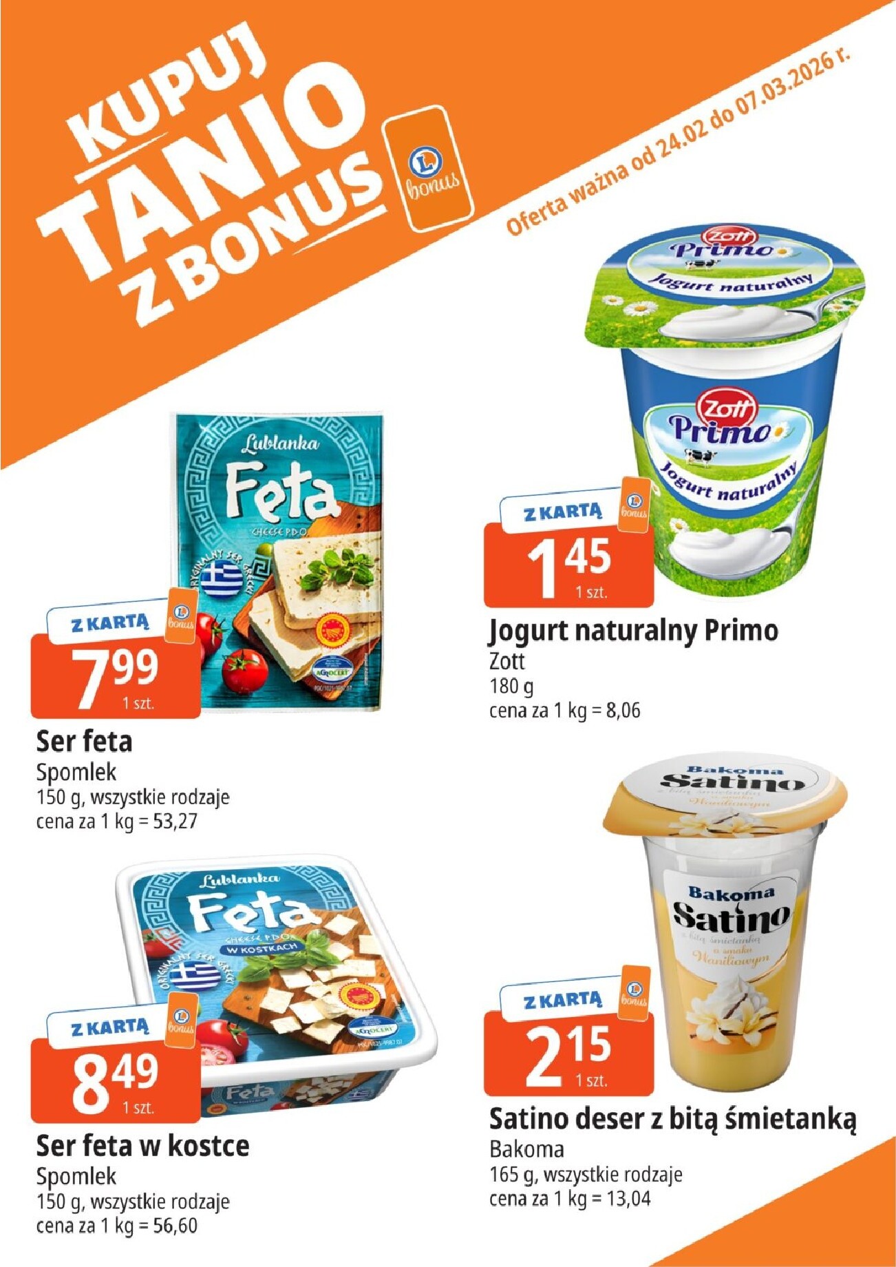 e-leclerc - Gazetka E.Leclerc - Bonus skanujesz kasę zyskujesz - ważna od 24.02.2026 do 07.03.2026 - page: 2