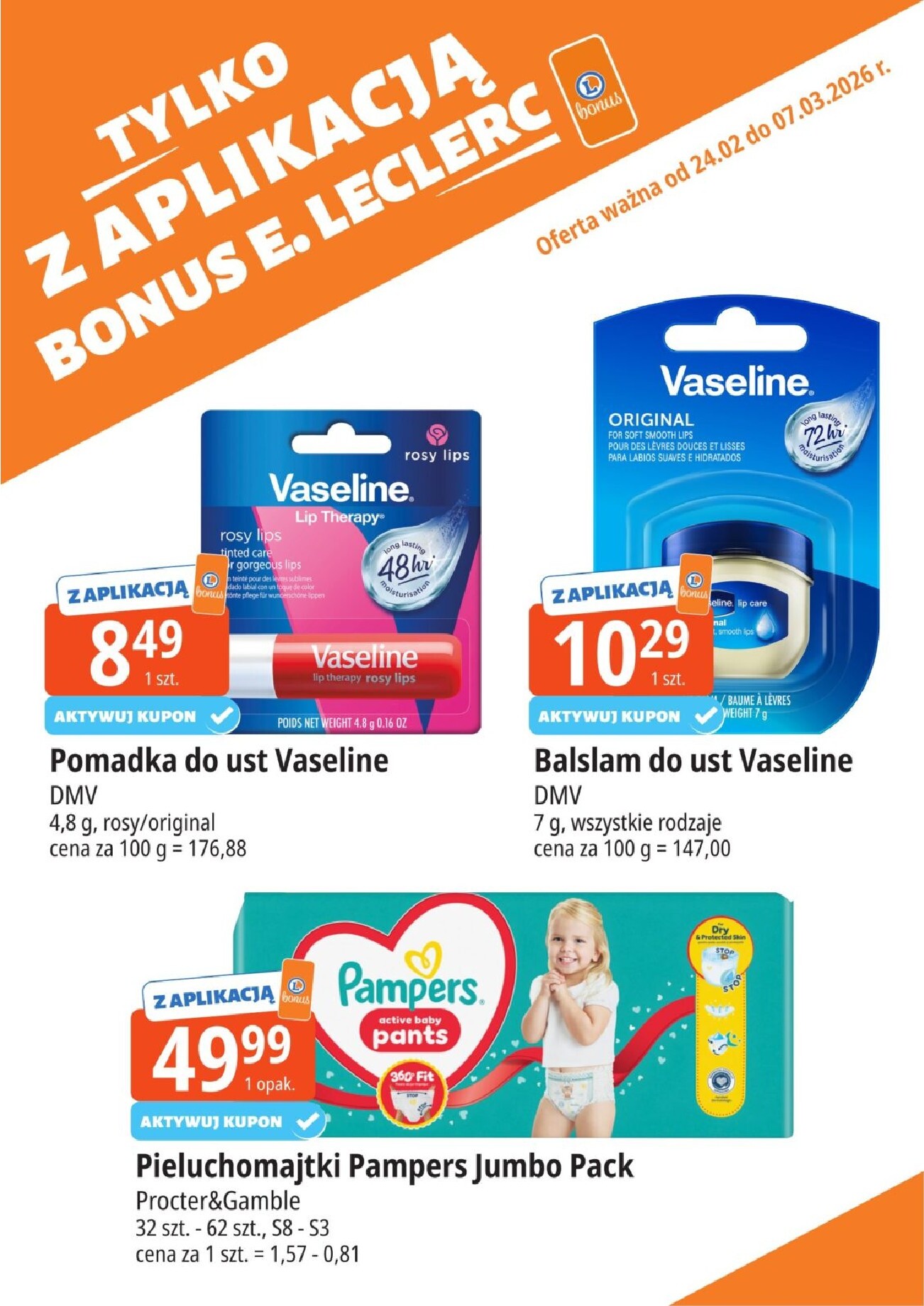 e-leclerc - Gazetka E.Leclerc - Bonus skanujesz kasę zyskujesz - ważna od 24.02.2026 do 07.03.2026 - page: 12