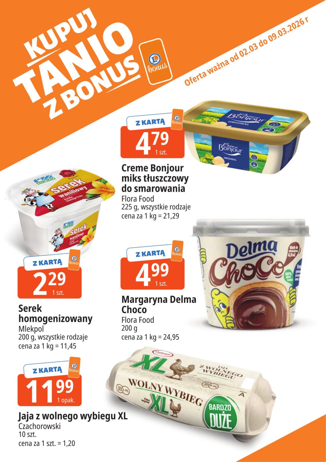 e-leclerc - Gazetka E.Leclerc - Kupuj Tanio - ważna od 02.03.2026 do 09.03.2026 - page: 1