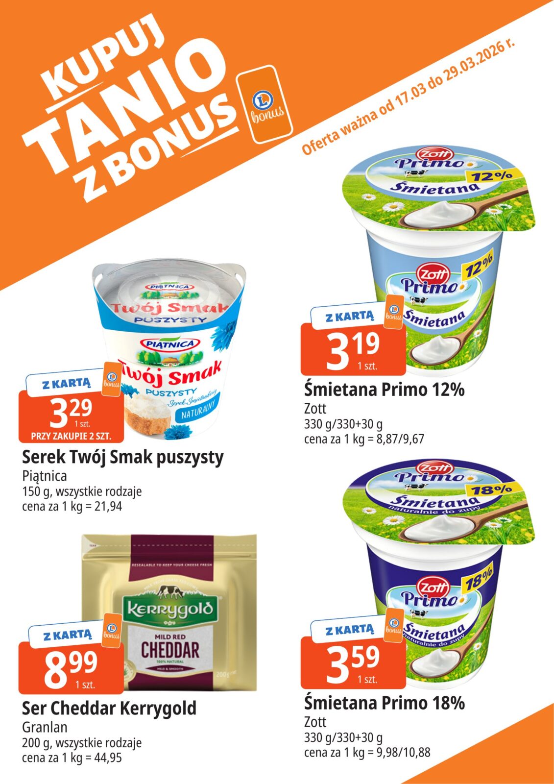 e-leclerc - Gazetka E.Leclerc - Bonus skanujesz kasę zyskujesz - ważna od 17.03.2026 do 29.03.2026 - page: 4