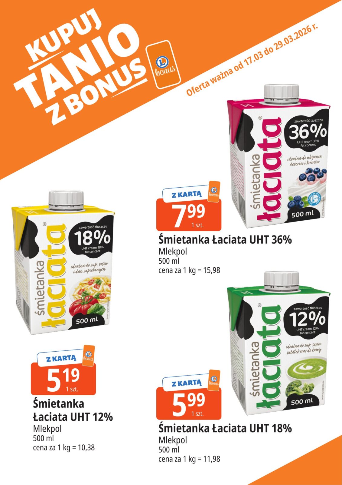 e-leclerc - Gazetka E.Leclerc - Bonus skanujesz kasę zyskujesz - ważna od 17.03.2026 do 29.03.2026 - page: 5