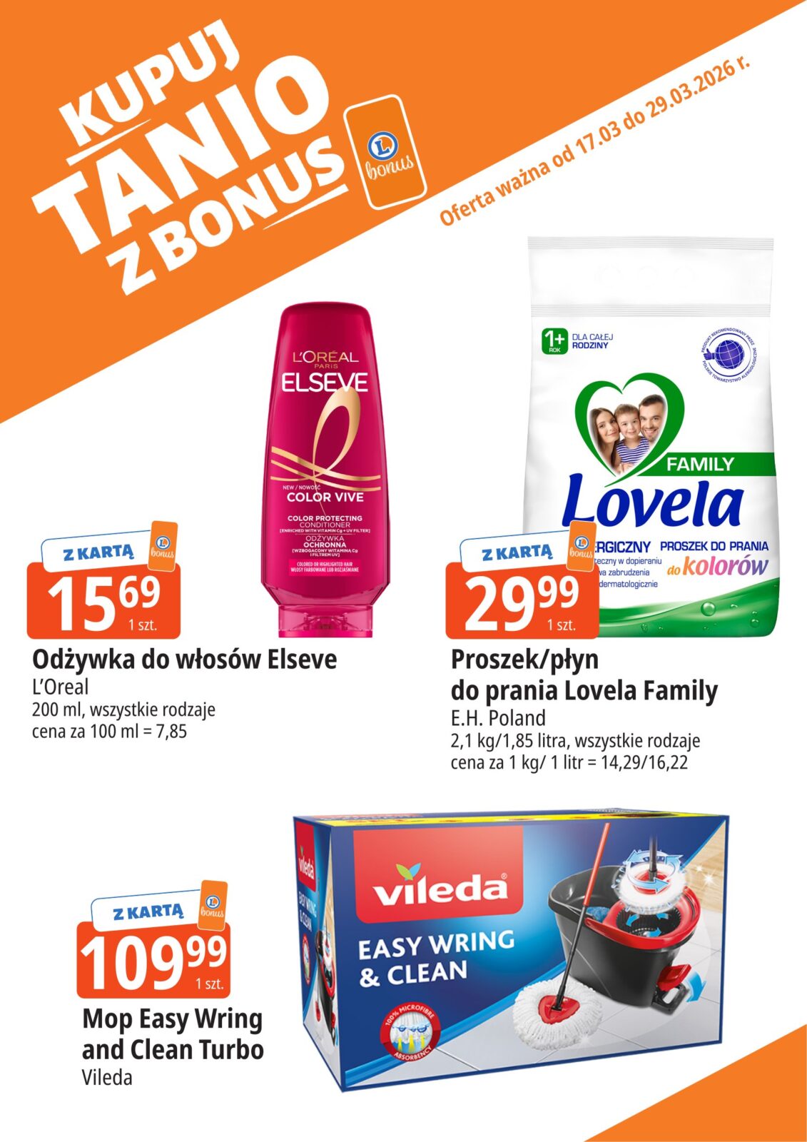 e-leclerc - Gazetka E.Leclerc - Bonus skanujesz kasę zyskujesz - ważna od 17.03.2026 do 29.03.2026 - page: 15