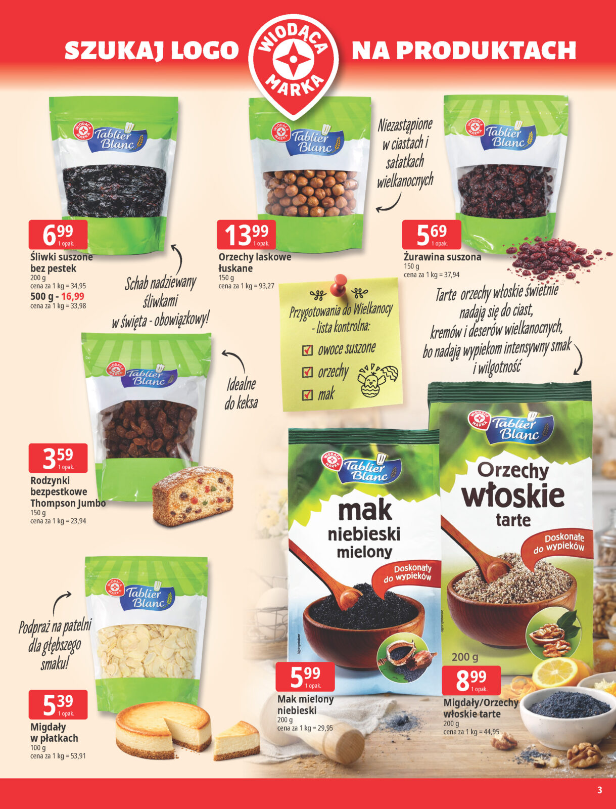 e-leclerc - Gazetka E.Leclerc - Wielkanocne przygotowania - ważna od 24.03.2026 do 04.04.2026 - page: 3