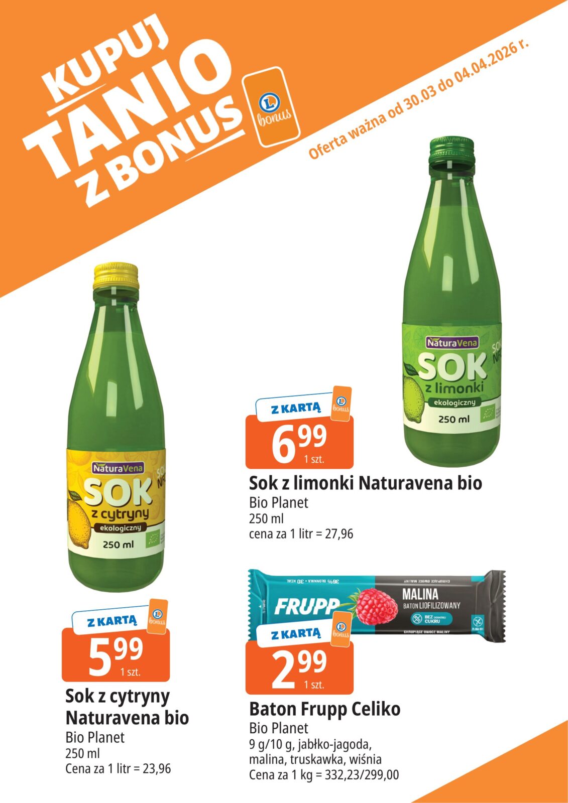 e-leclerc - Gazetka E.Leclerc - Kupuj tanio z bonus - ważna od 30.03.2026 do 04.04.2026 - page: 14