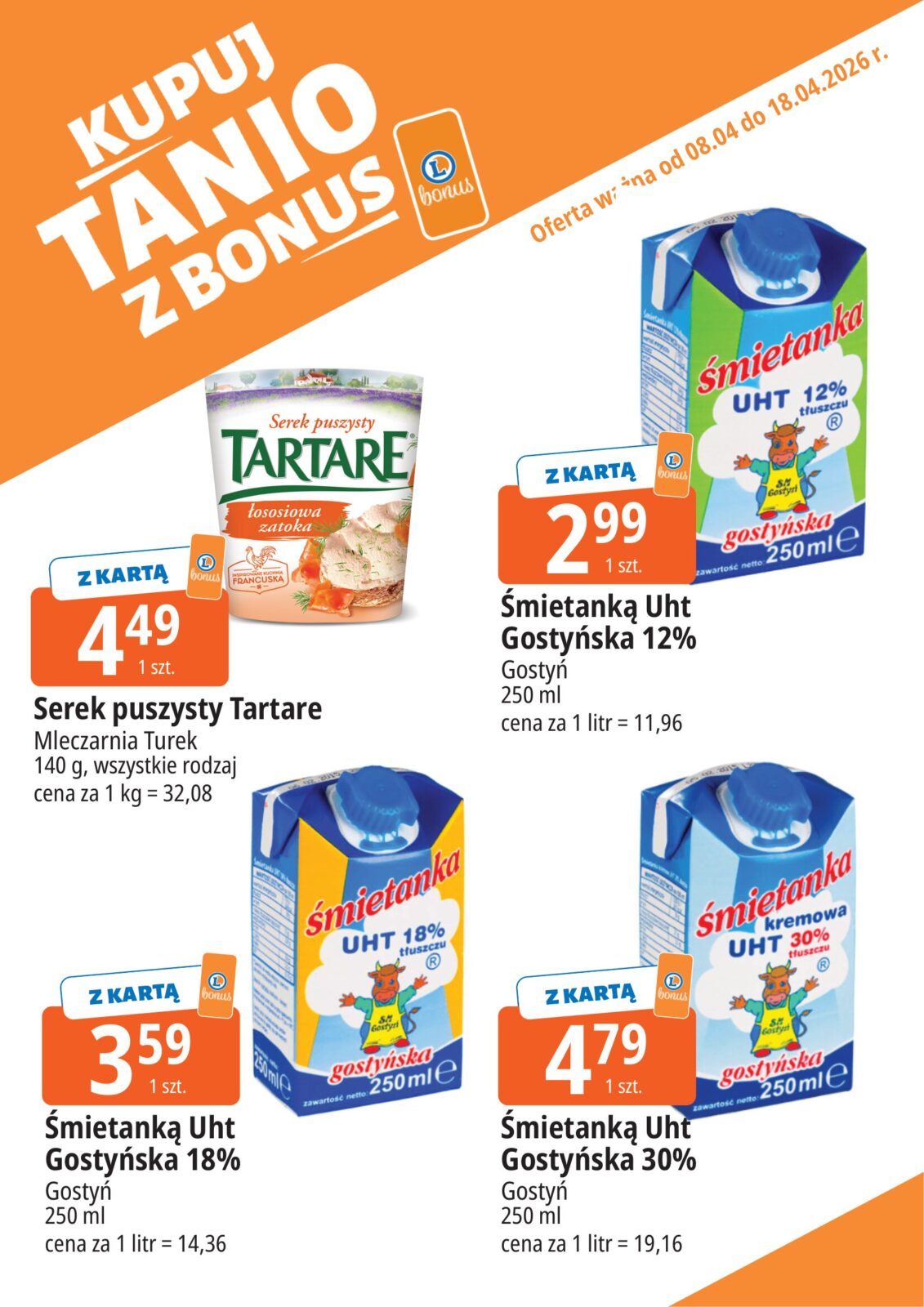 e-leclerc - Aktualna gazetka E.Leclerc - Kupuj tanio z bonus ważna od 08.04.2026 do 18.04.2026 - page: 3