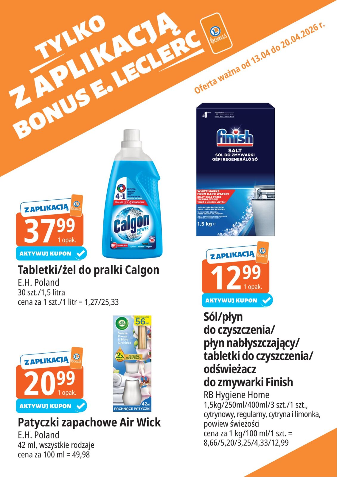 e-leclerc - Nowa gazetka E.Leclerc - Kupuj tanio z bonus ważna od 13.04.2026 do 20.04.2026 - page: 12
