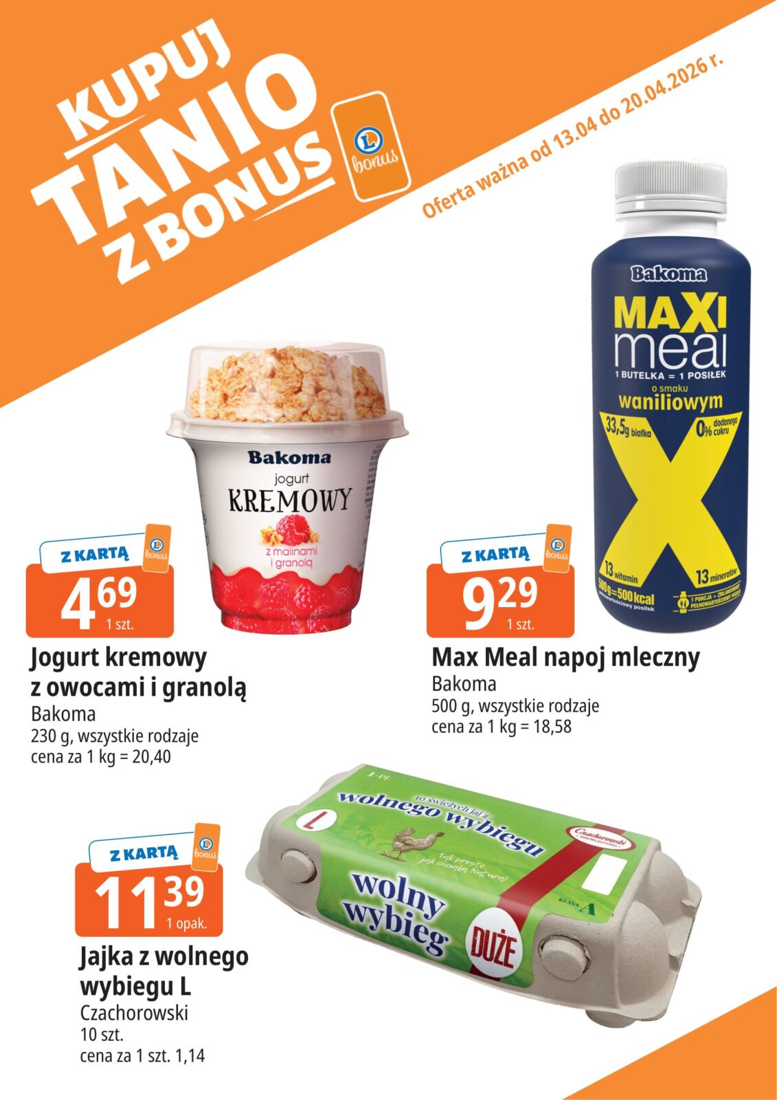 e-leclerc - Nowa gazetka E.Leclerc - Kupuj tanio z bonus ważna od 13.04.2026 do 20.04.2026 - page: 3