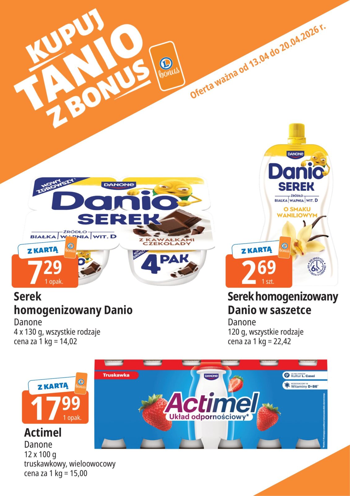 e-leclerc - Nowa gazetka E.Leclerc - Kupuj tanio z bonus ważna od 13.04.2026 do 20.04.2026 - page: 2