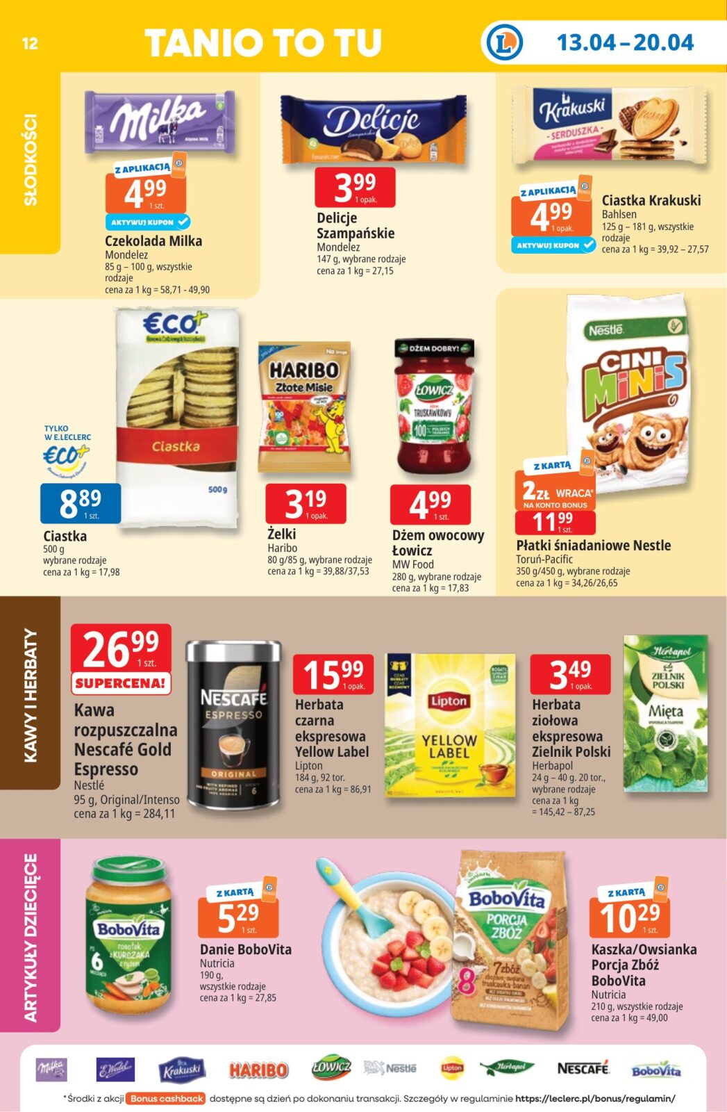 e-leclerc - Nowa gazetka E.Leclerc ważna od 13.04.2026 do 20.04.2026 - page: 12