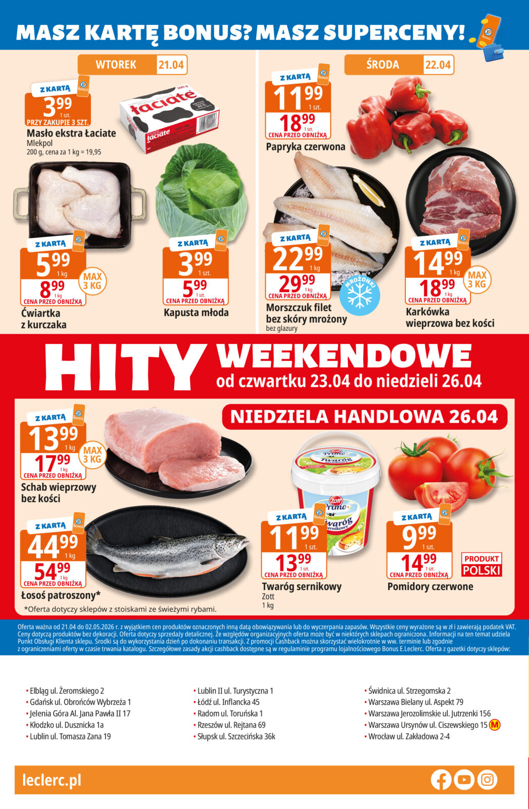 e-leclerc - Nowa gazetka E.Leclerc ważna od 21.04.2026 do 02.05.2026 - page: 32