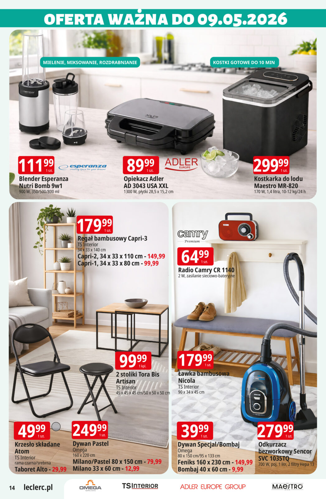 e-leclerc - Nowa gazetka E.Leclerc ważna od 21.04.2026 do 02.05.2026 - page: 14