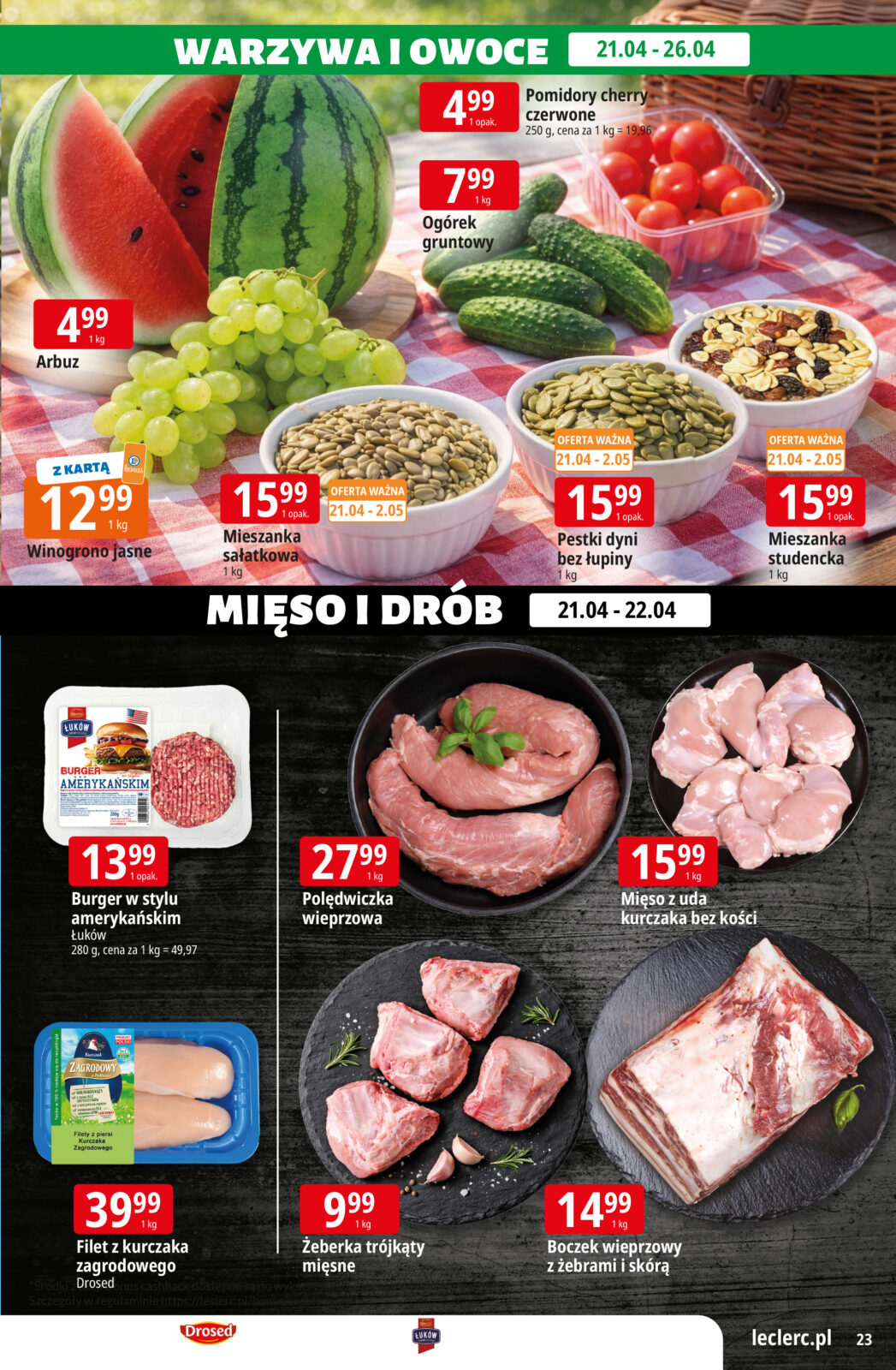 e-leclerc - Nowa gazetka E.Leclerc ważna od 21.04.2026 do 02.05.2026 - page: 23