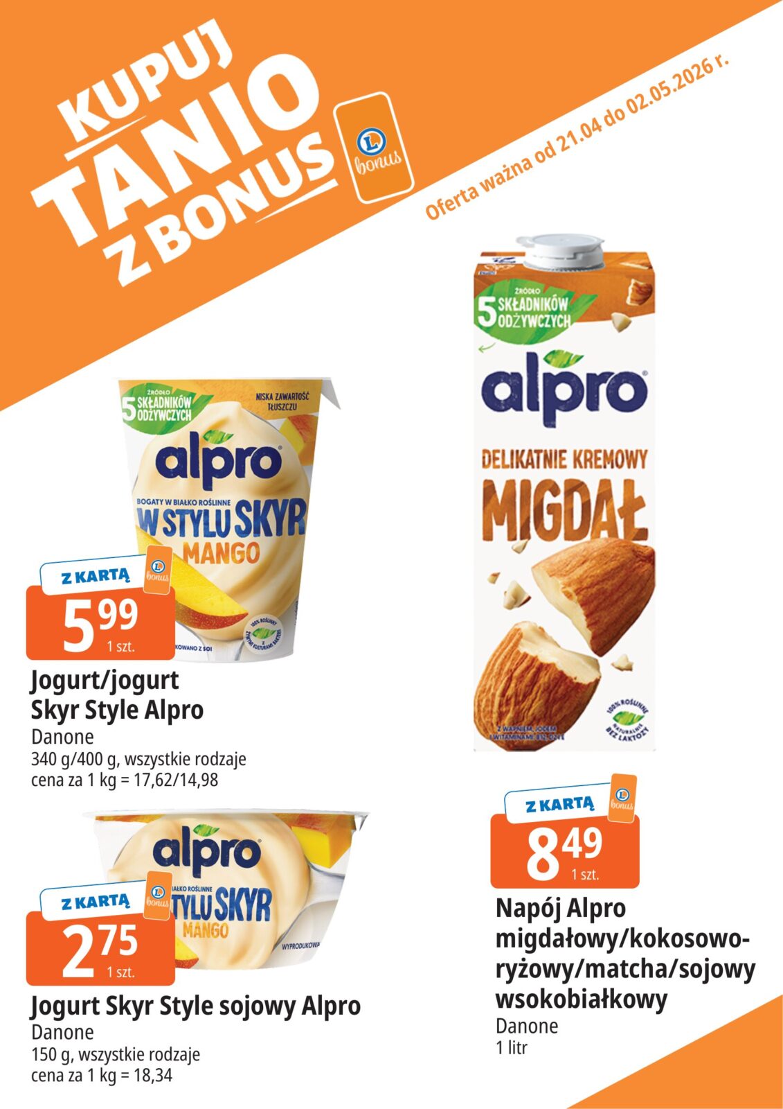 e-leclerc - Nowa gazetka E.Leclerc - Kupuj tanio z bonus ważna od 21.04.2026 do 02.05.2026 - page: 5