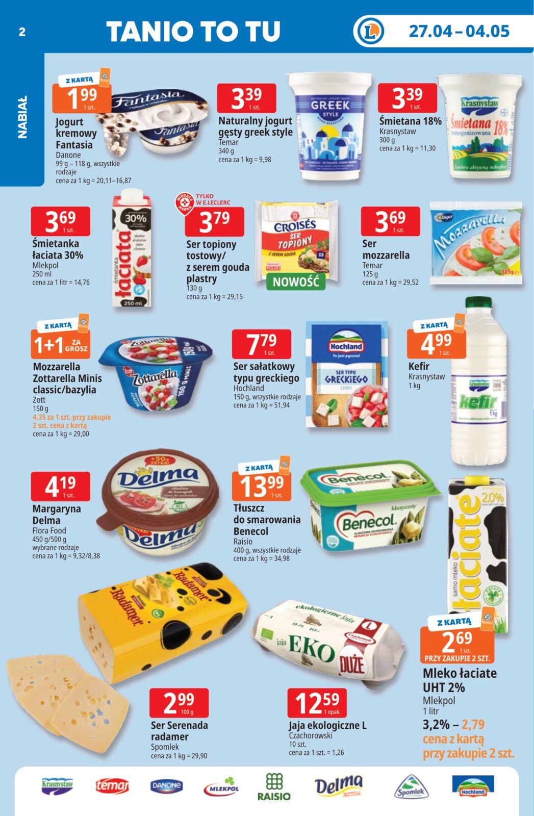e-leclerc - Nowa gazetka E.Leclerc ważna od 27.04.2026 do 04.05.2026 - page: 2