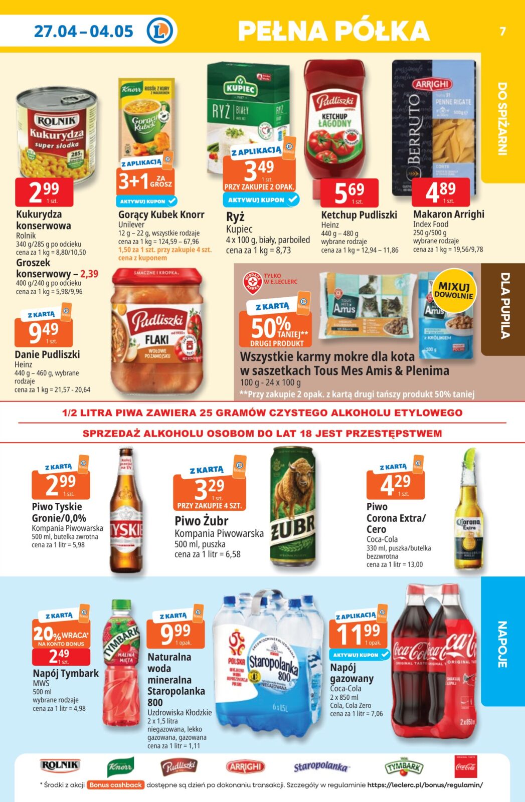 e-leclerc - Nowa gazetka E.Leclerc ważna od 27.04.2026 do 04.05.2026 - page: 7