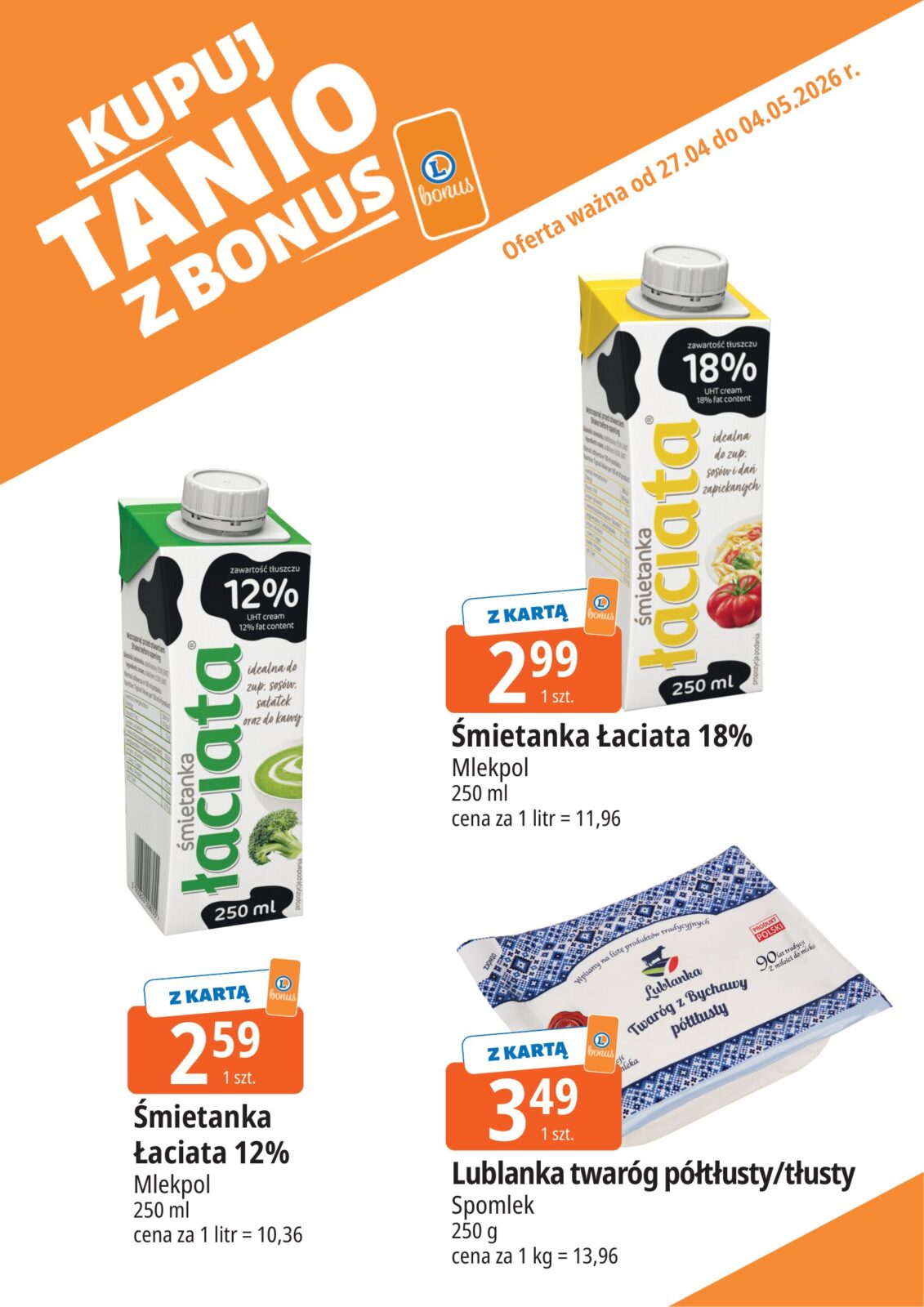 e-leclerc - Nowa gazetka E.Leclerc - Kupuj tanio z bonus ważna od 27.04.2026 do 04.05.2026 - page: 2