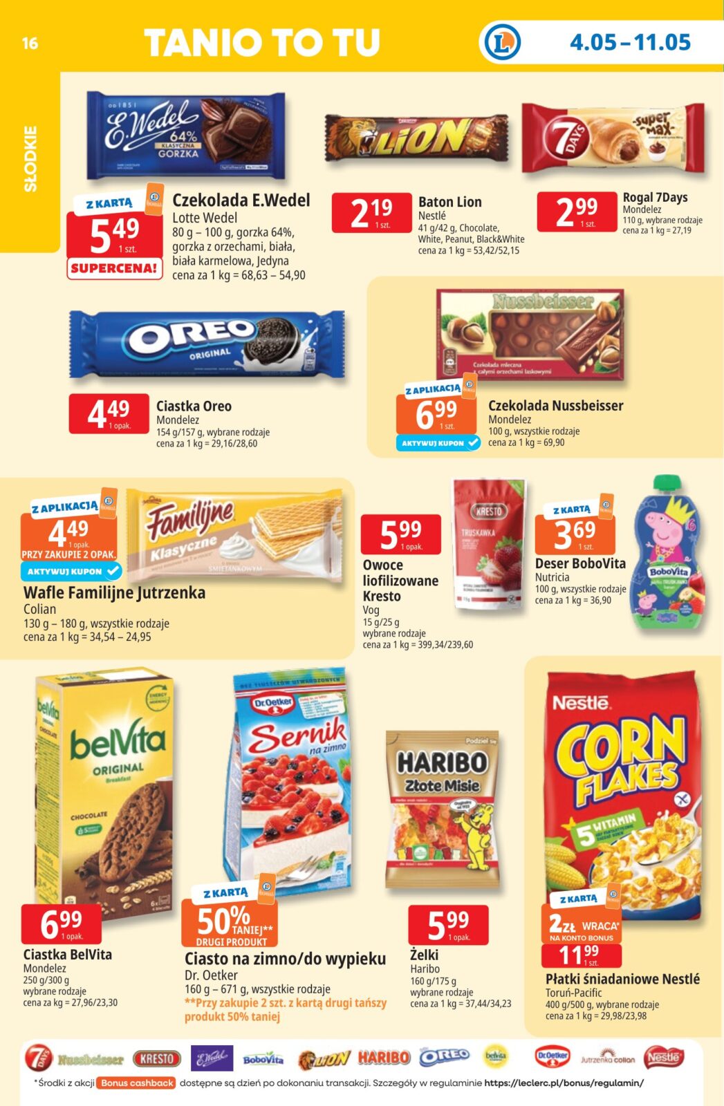 e-leclerc - Nowa gazetka E.Leclerc ważna od 04.05.2026 do 11.05.2026 - page: 16