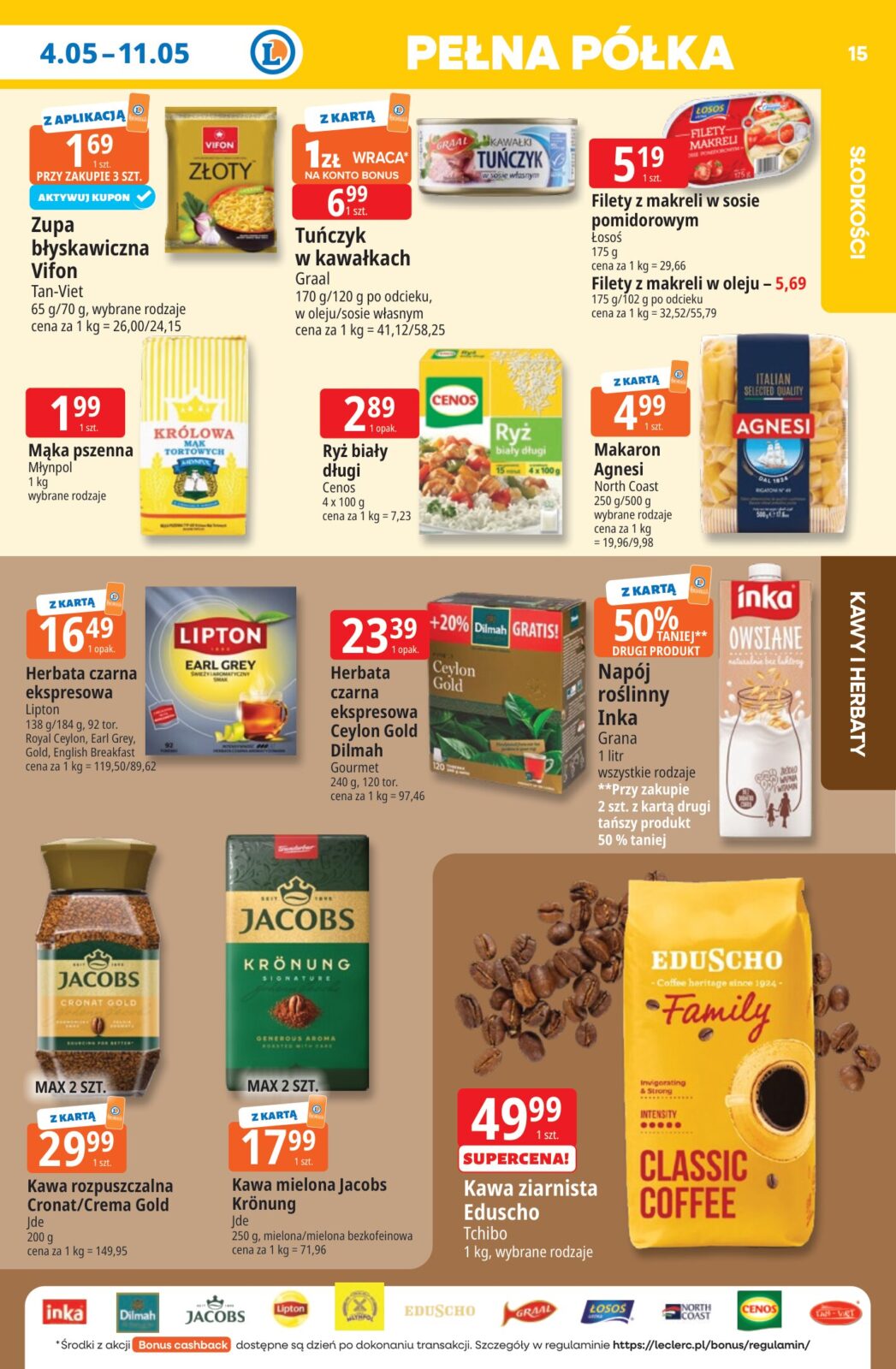 e-leclerc - Nowa gazetka E.Leclerc ważna od 04.05.2026 do 11.05.2026 - page: 15