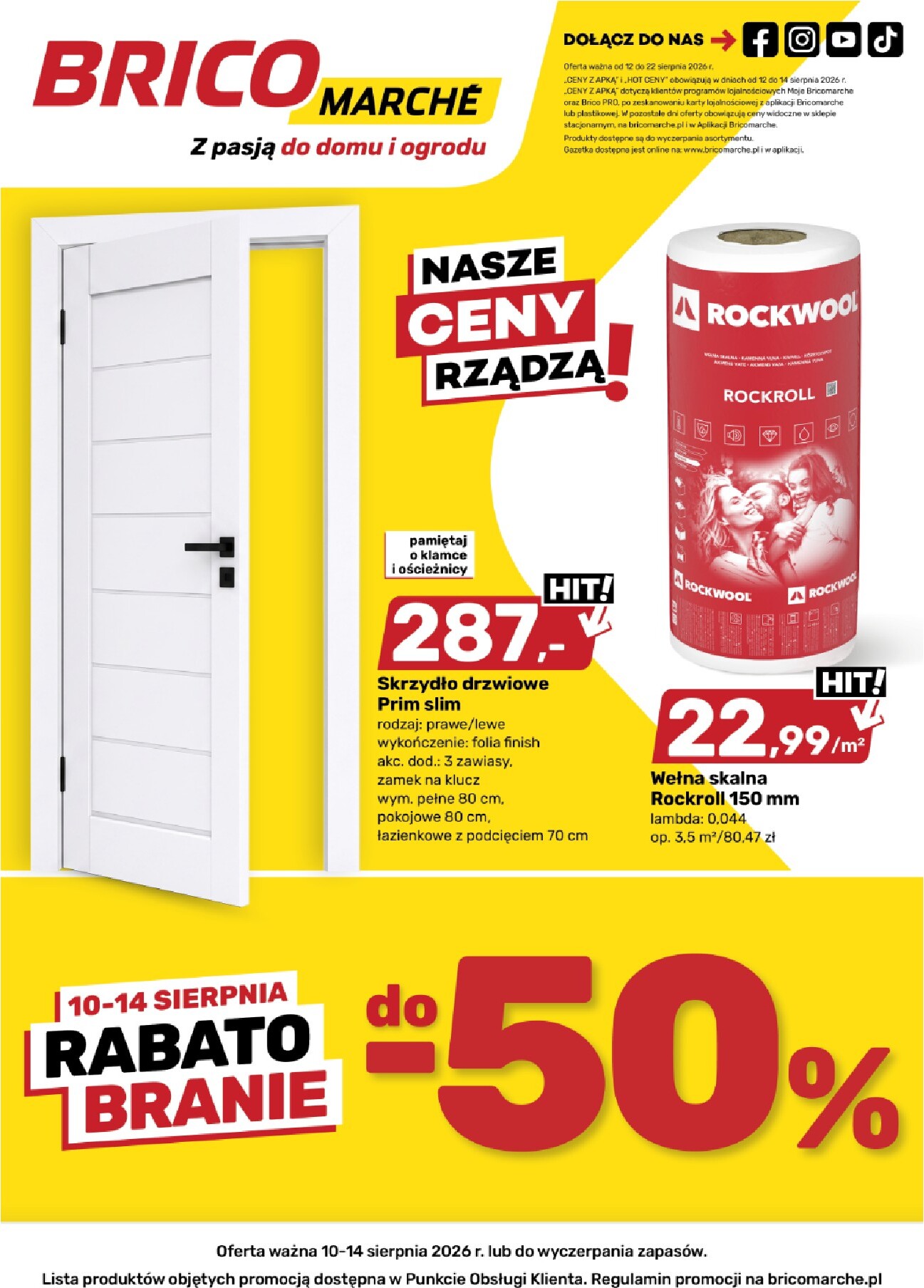 brico-marche - Nowa gazetka Bricomarché ważna od 12.08.2026 do 22.08.2026 - page: 1