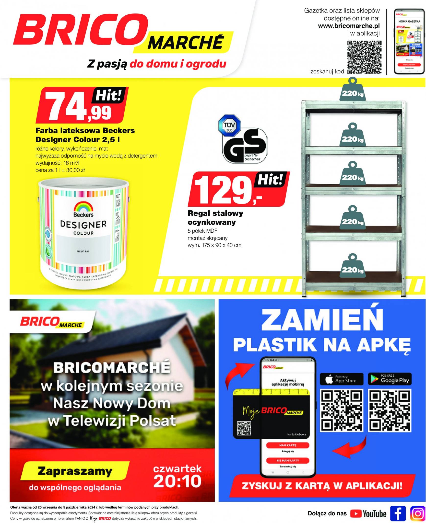 brico-marche - Aktualna Bricomarché gazetka ważna od 25.09. - 05.10. - page: 1