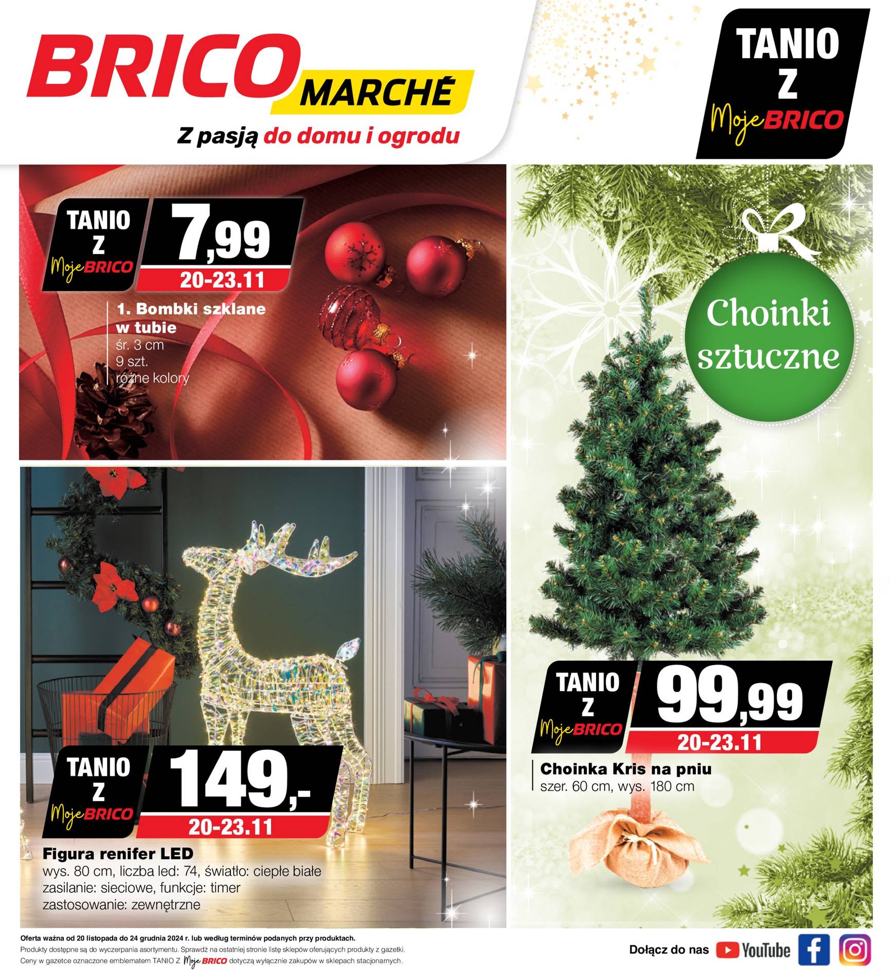 brico-marche - Bricomarché - Boże Narodzenie gazetka ważna od 20.11. - 24.12.