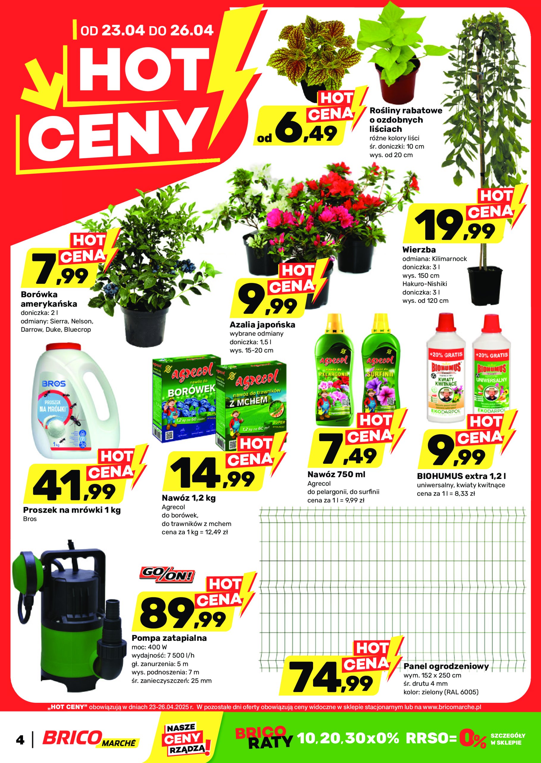 brico-marche - Bricomarché - Hot ceny gazetka ważna od 23.04. - 26.04.