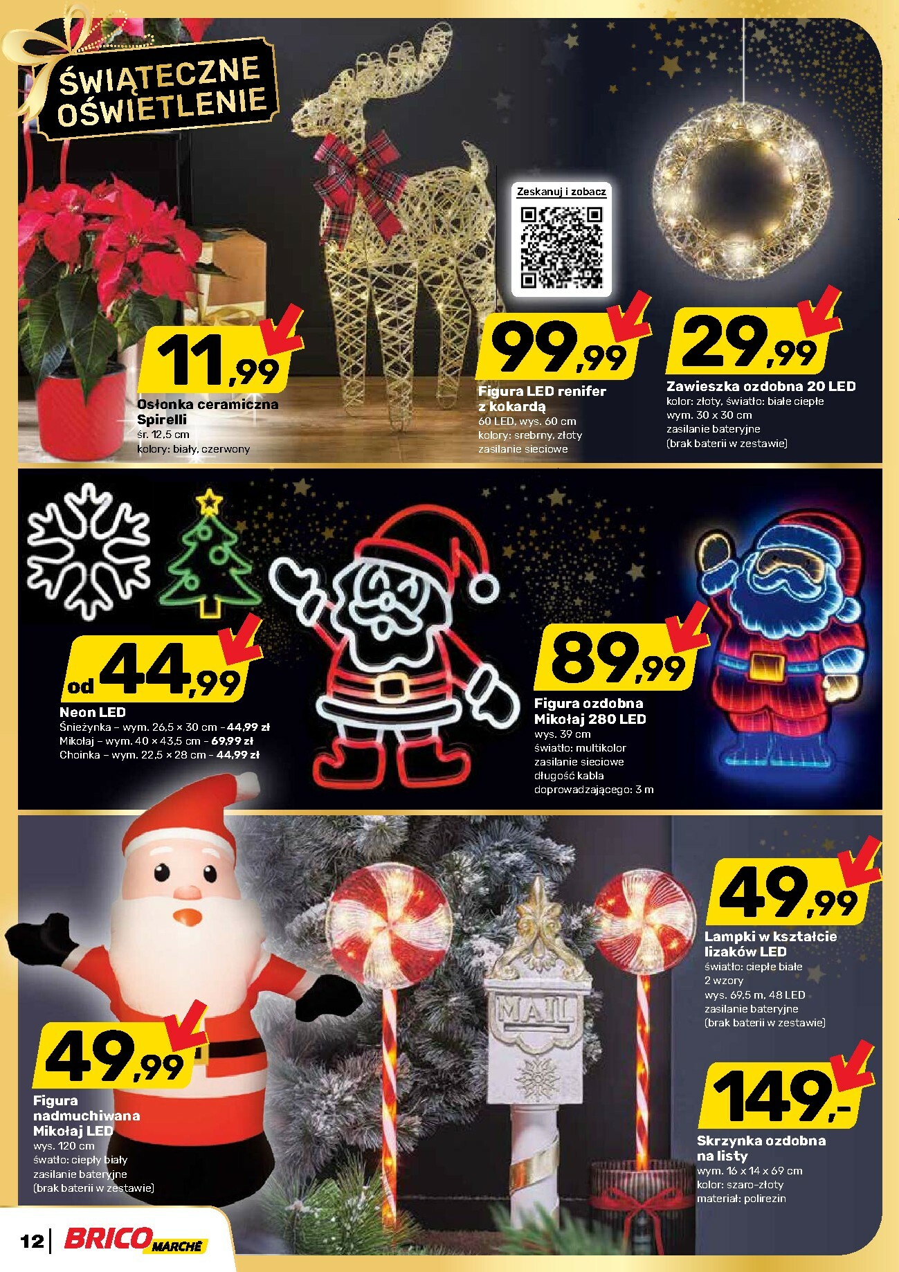 brico-marche - Gazetka Bricomarché - ważna od 19.11. do 24.12. - page: 12