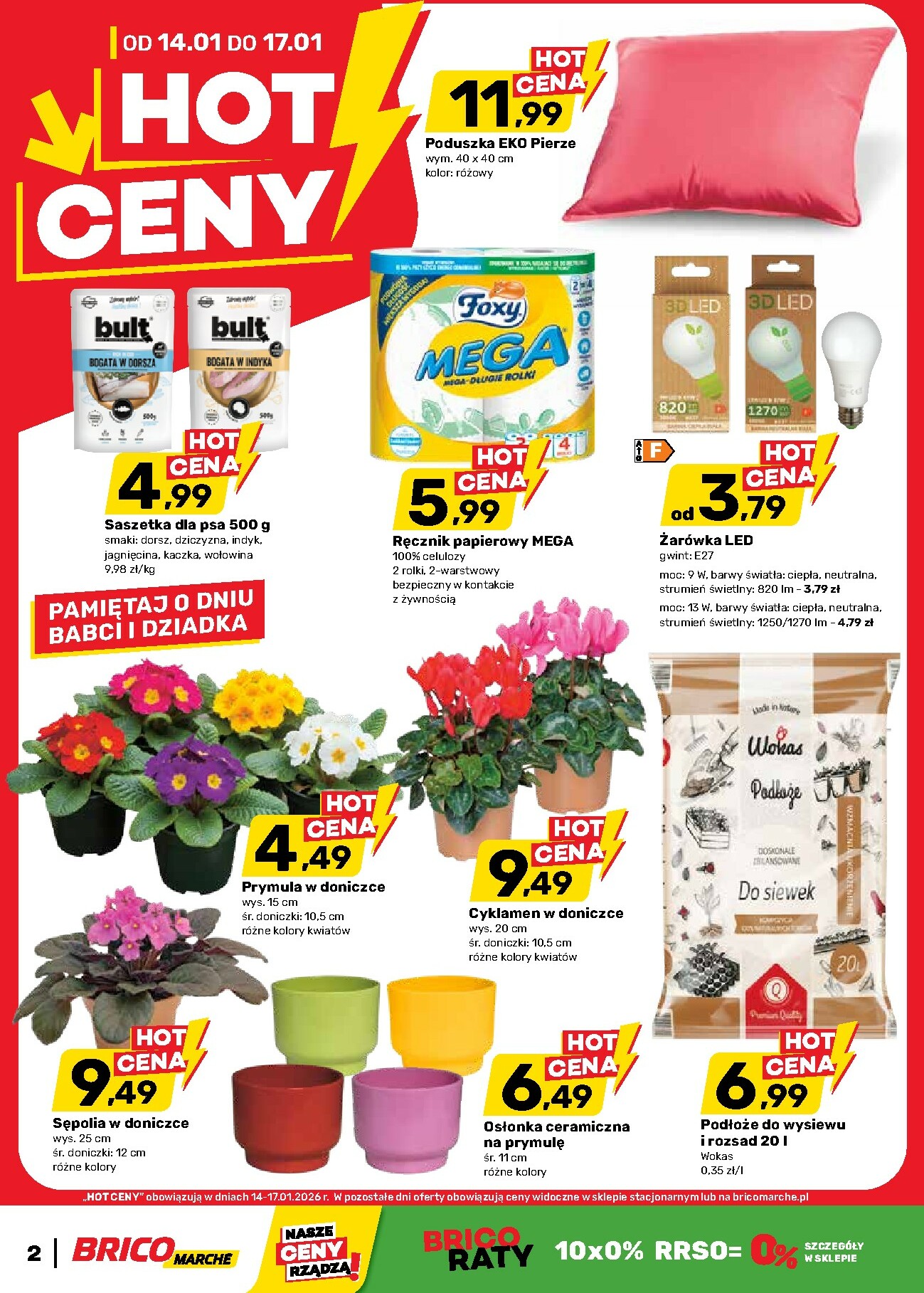 brico-marche - Gazetka Bricomarché - Hot ceny - ważna od 14.01. do 17.01. - page: 1