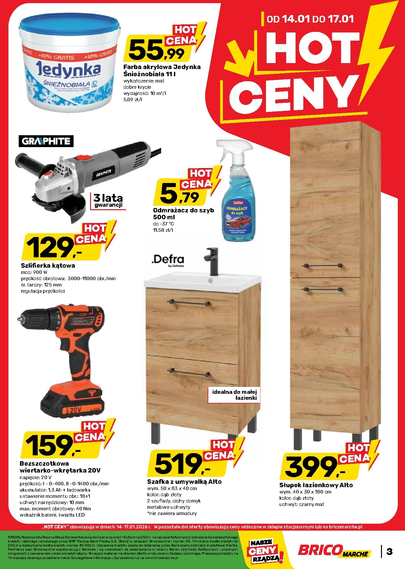 brico-marche - Gazetka Bricomarché - ważna od 14.01. do 25.01. - page: 3