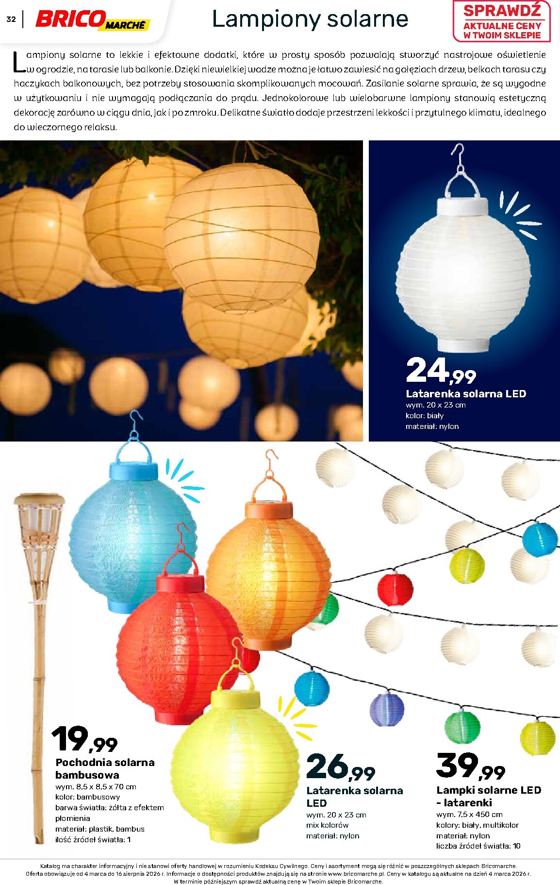 brico-marche - Gazetka Bricomarché - Katalog ogród - ważna od 04.03.2026 do 16.08.2026 - page: 32